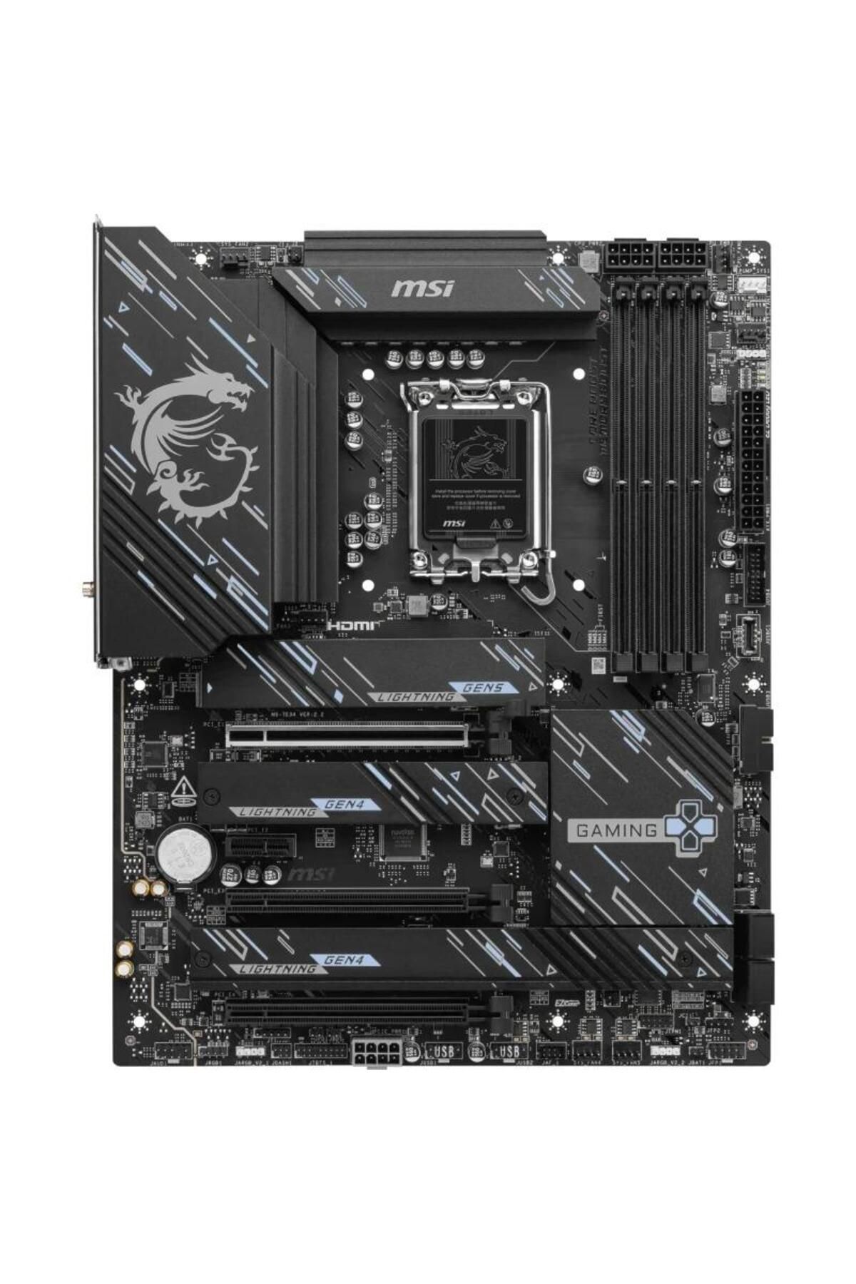MSI-Placa de baza MSI Z890 GAMING PLUS WIFI, DDR5, ATX, LGA 1851, Intel Z890 1