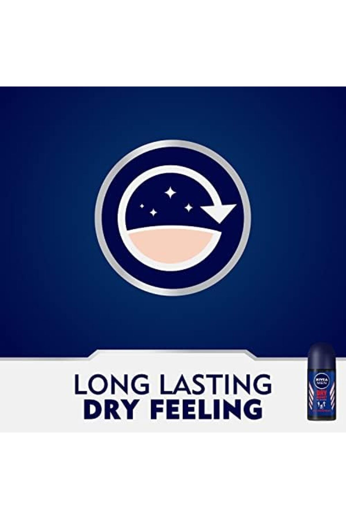 NIVEA-مزيل عرق رول أون من نيفيا للرجال، تأثير جاف يدوم 48 ساعة، 3 × 50 مل، منعش 8