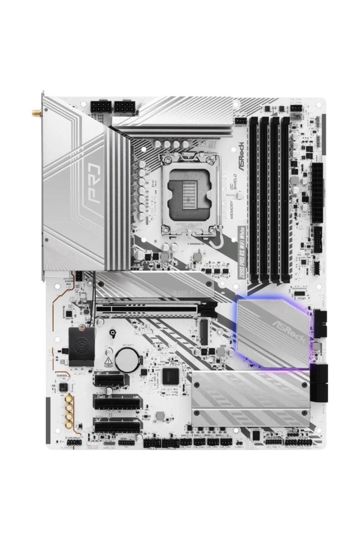 ASROCK-Motherboard ASRock Z890 PRO RS WIFI WHITE, DDR5, ATX, LGA 1851, Intel Z890 1