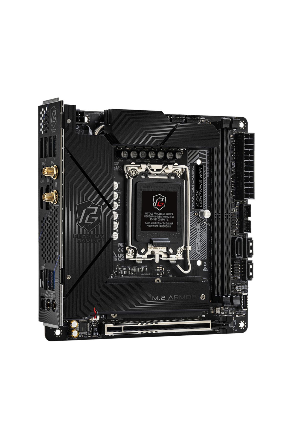 ASROCK-ASRock Z790I Lightning WiFi Motherboard, Intel Z790, LGA 1700, Mini-ITX 4