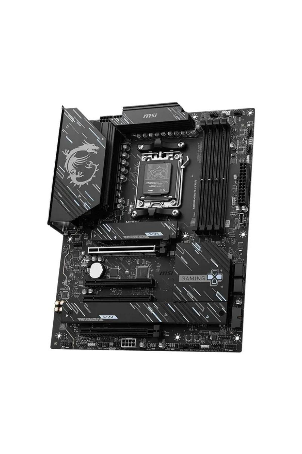 MSI-Placa de baza MSI X870 GAMING PLUS WIFI, AMD X870, AM5, ATX, DDR5 4