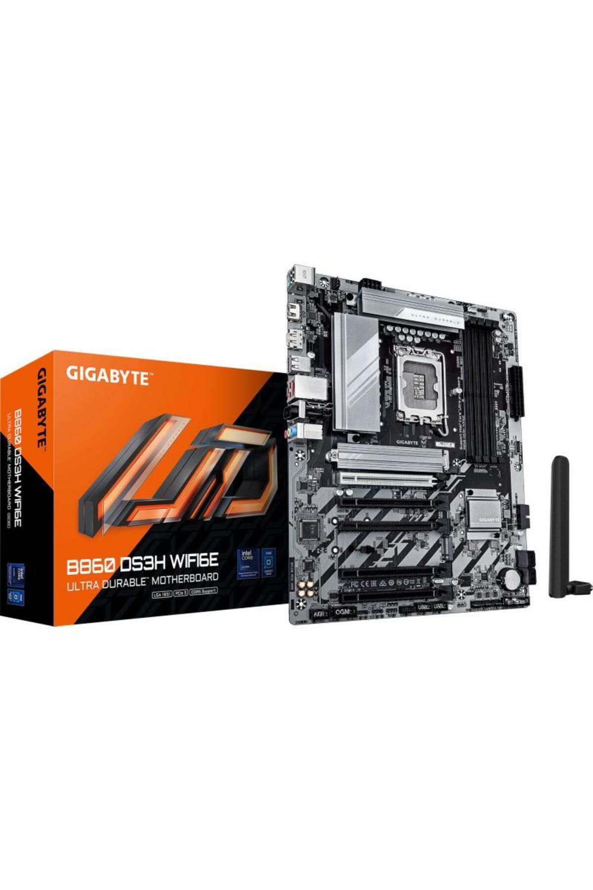 Gigabyte-Motherboard GIGABYTE B860 DS3H WIFI6E, Intel B860, LGA 1851, DDR5, ATX 4