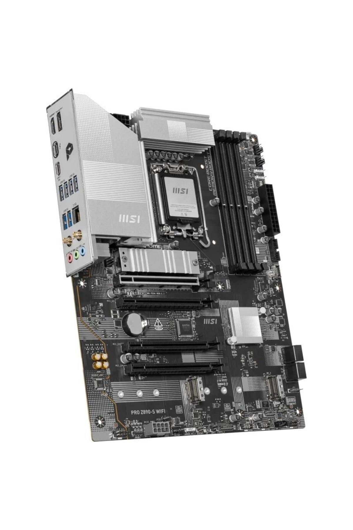 MSI-Placa de baza MSI PRO Z890-S WIFI, DDR5, ATX, LGA 1851, Intel Z890 3