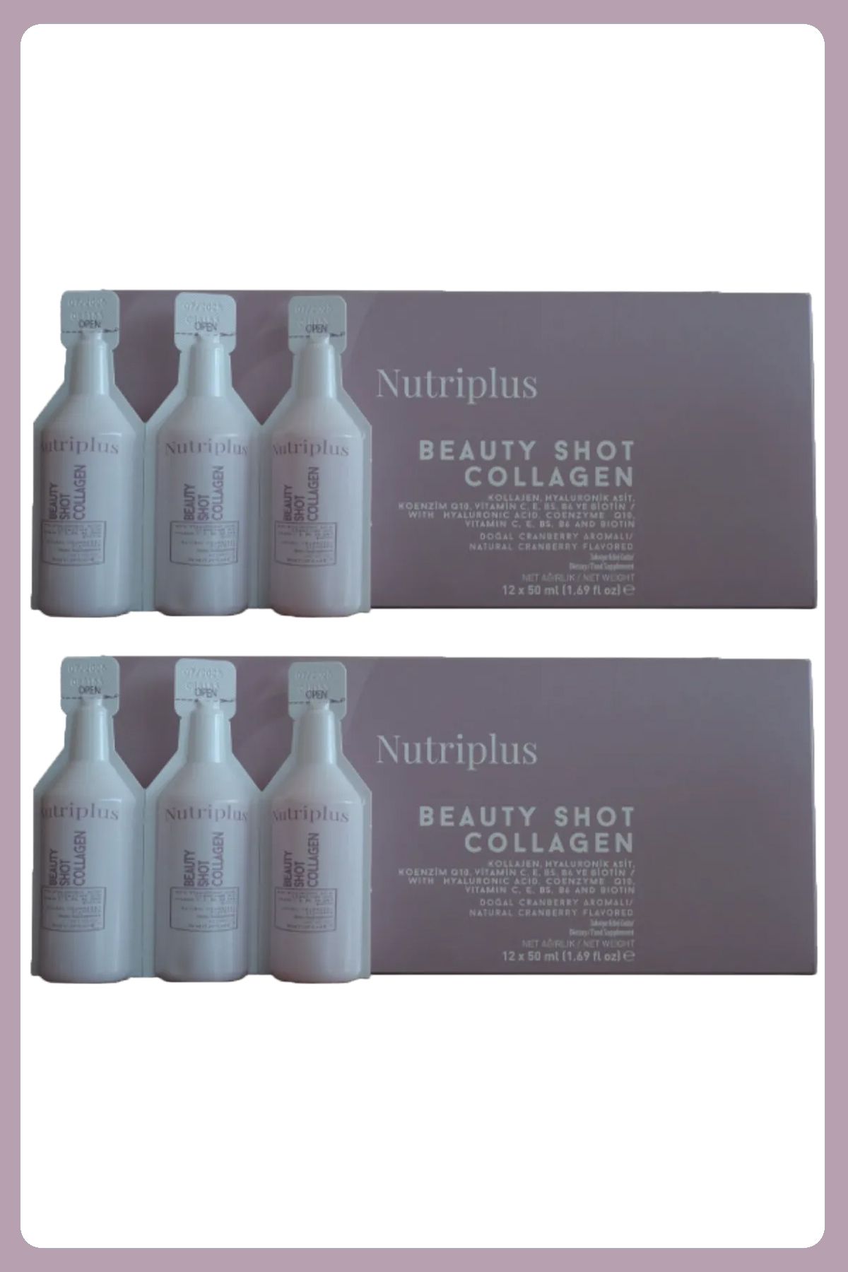 Farmasi Nutriplus Beauty Shot Collagen 12 li Flakon - 2 Adet