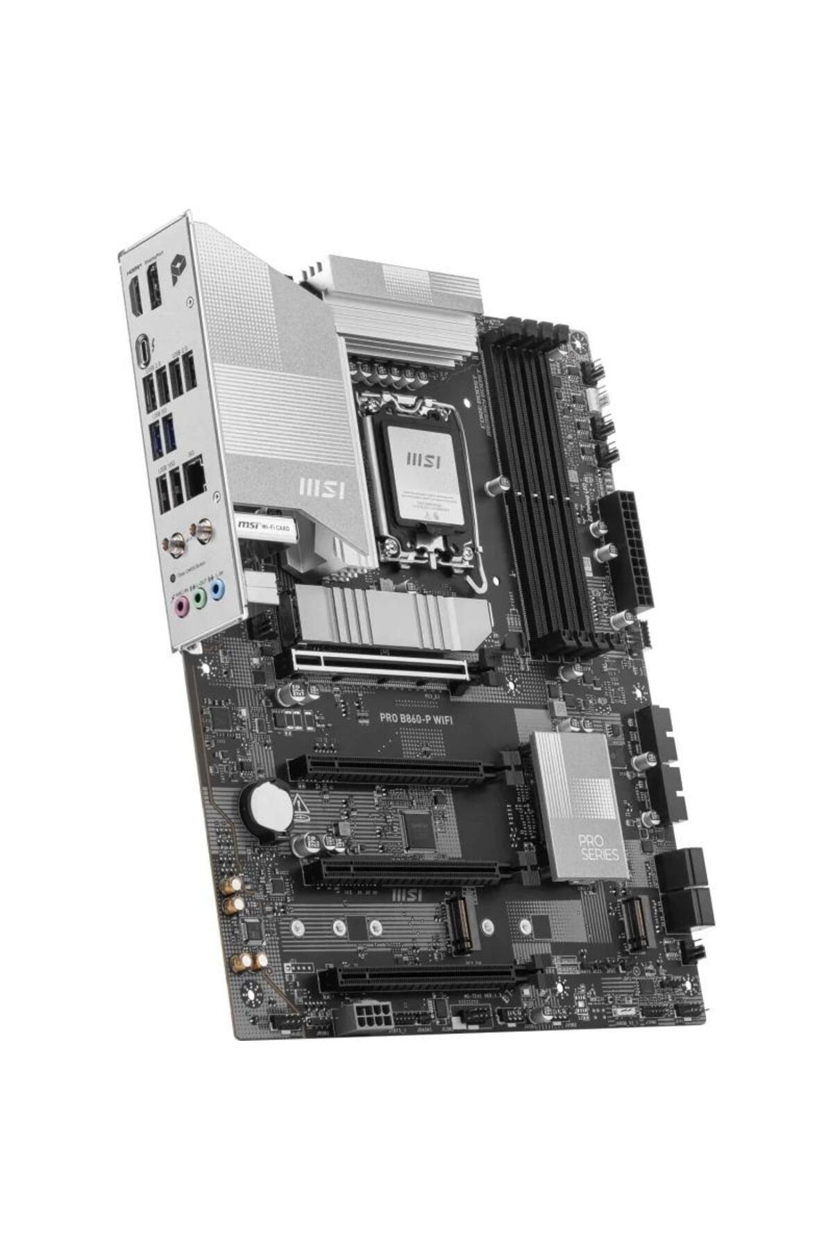 MSI-Placa de baza MSI PRO B860-P WIFI, Intel B860, LGA 1851, DDR5, ATX 3