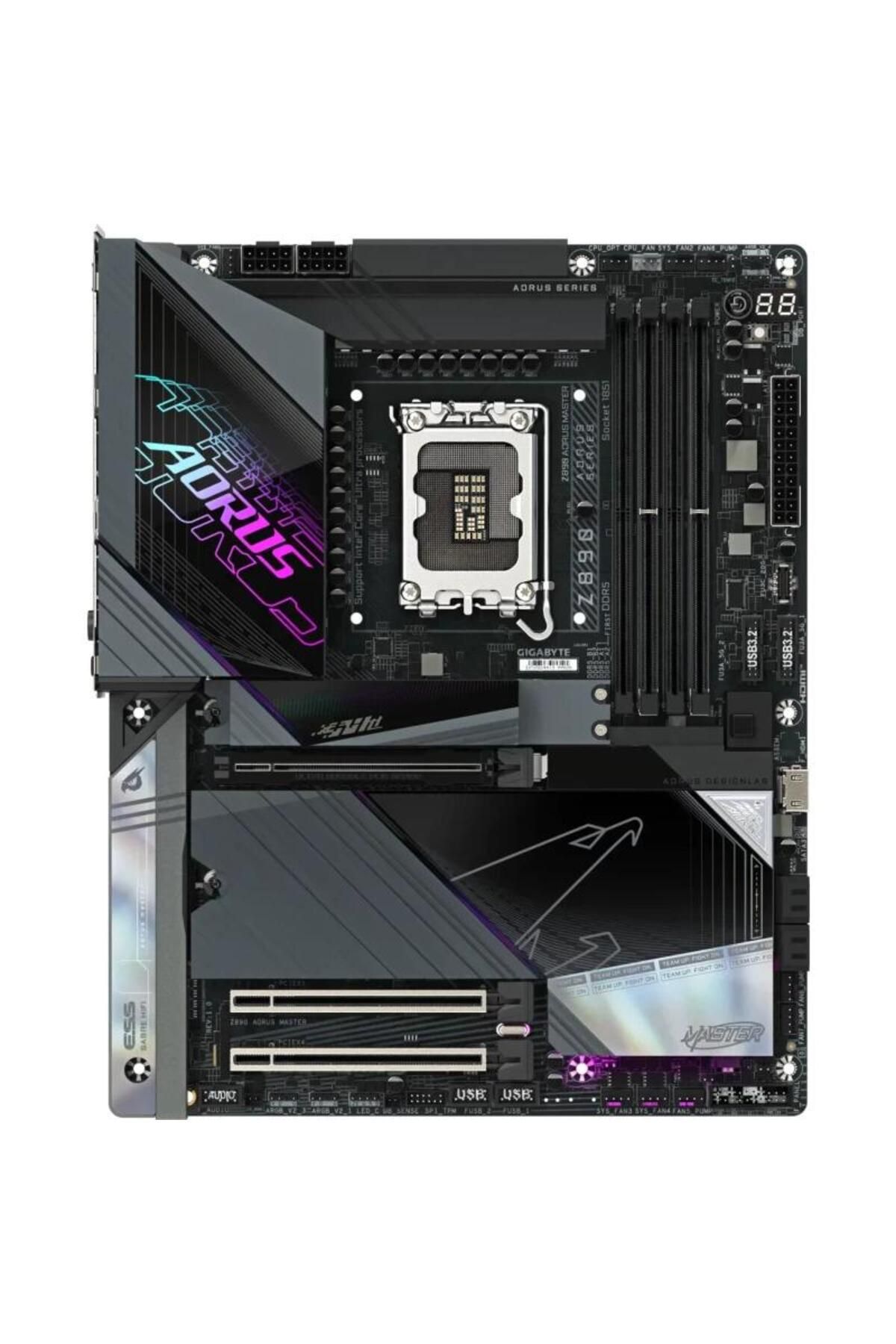 Gigabyte-Placa de baza GIGABYTE Z890 AORUS MASTER, DDR5, ATX, LGA 1851, Intel Z890 1