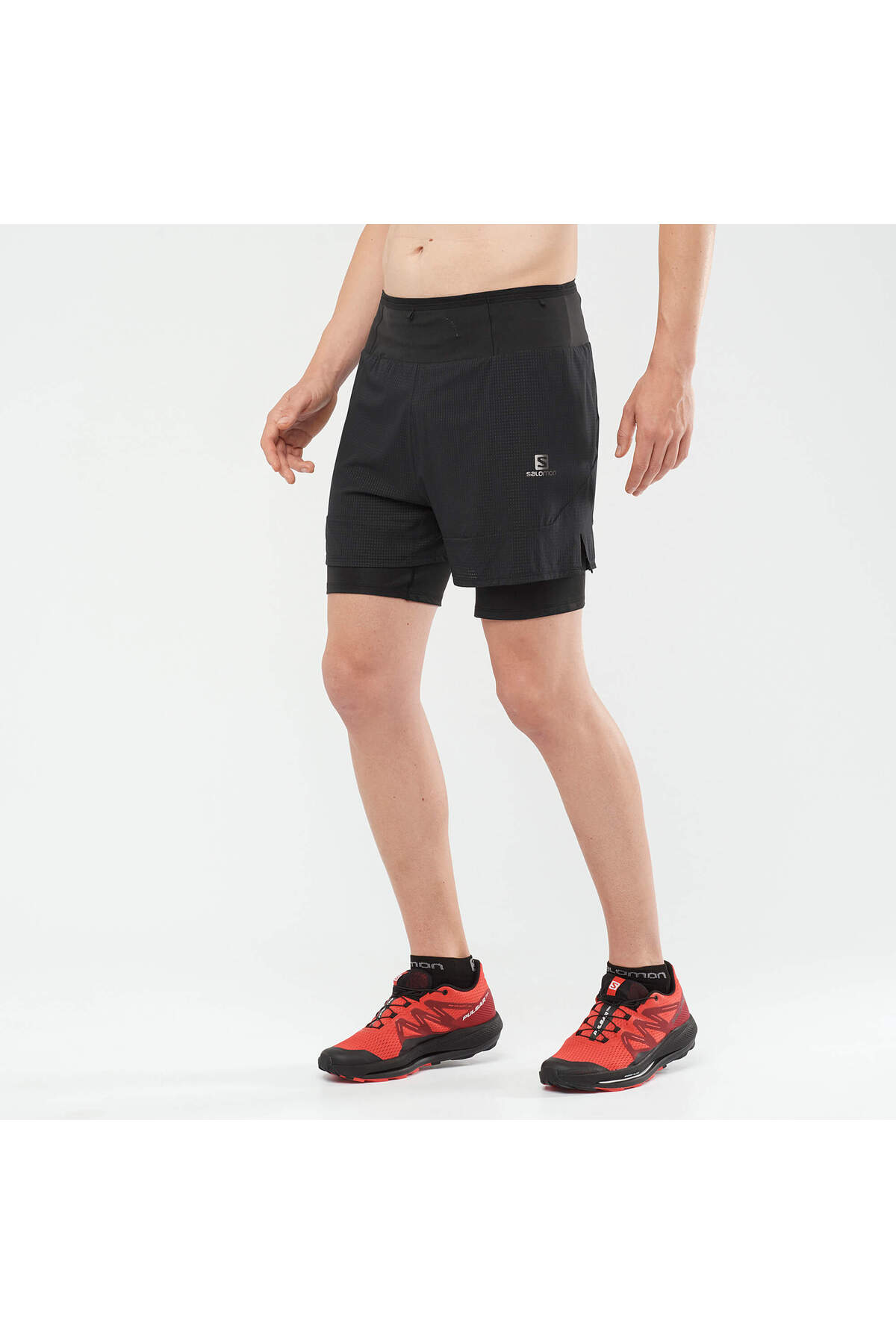 Salomon SENSE 2IN1 Erkek Koşu Şortu Black LC1743700 - Fiyatı