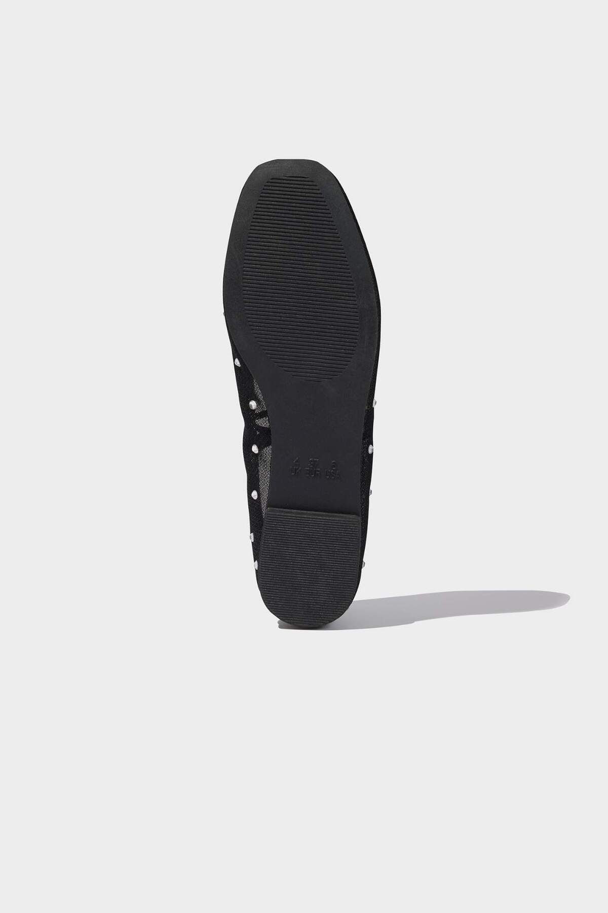 DeFacto-Women's Single Strap Flat Sole Ballerinas E2411Ax25Sm 4