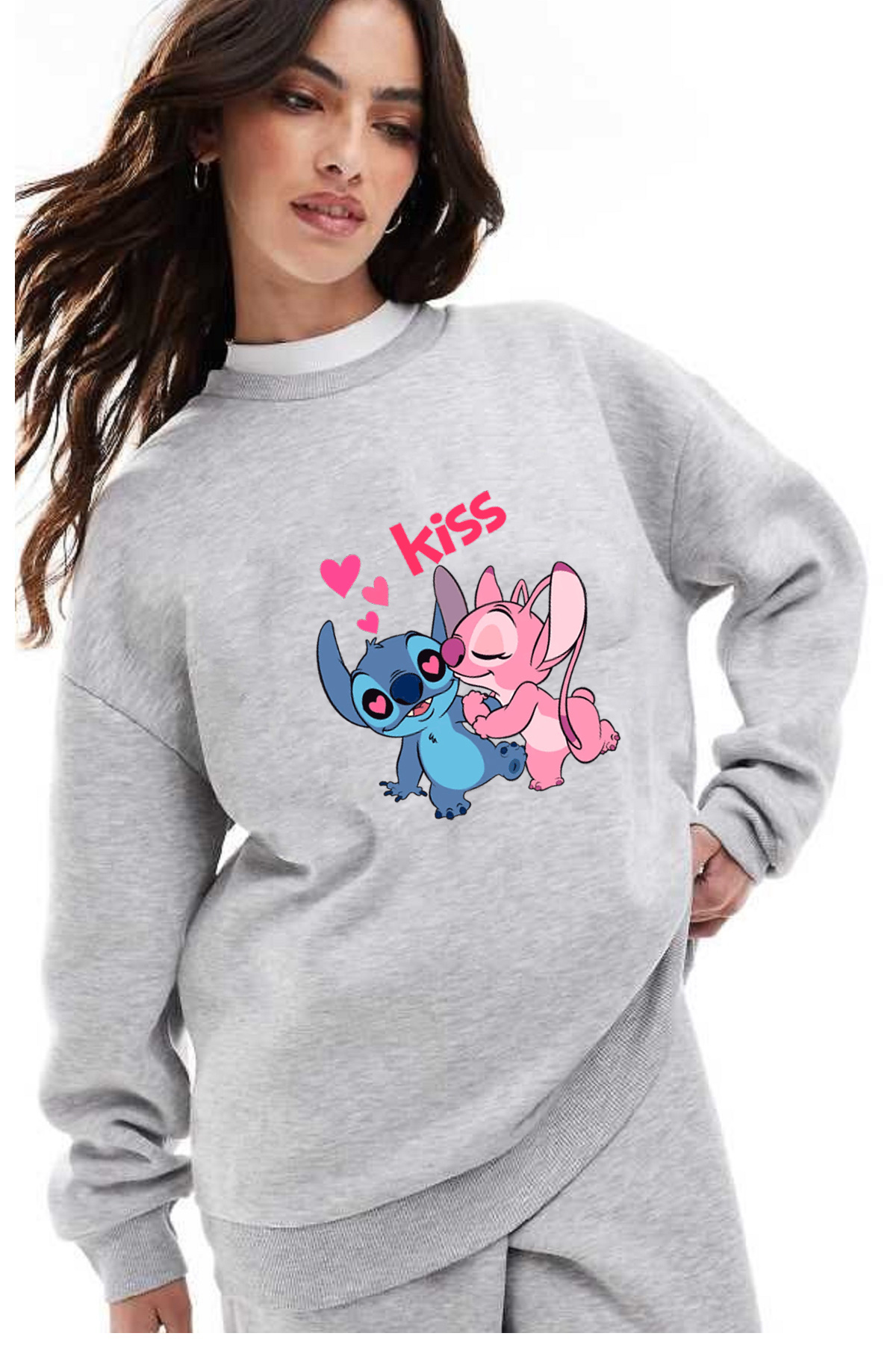 makiteks-Women's Oversize Crew Neck Sweatshirt Lilo 01 1