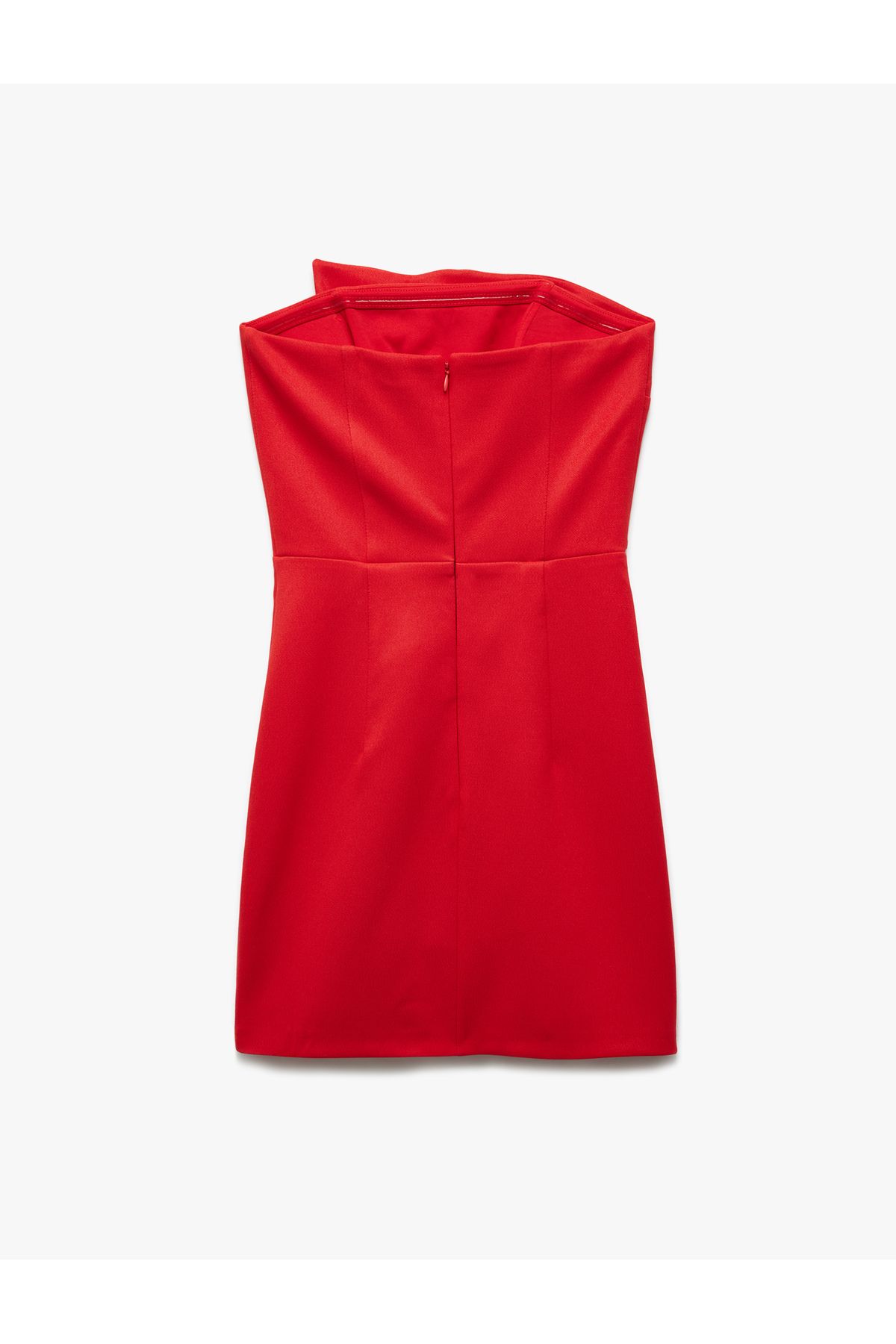 Koton-Μίνι φόρεμα με στράπλες Bodycon με λεπτομέρεια φιόγκου 4