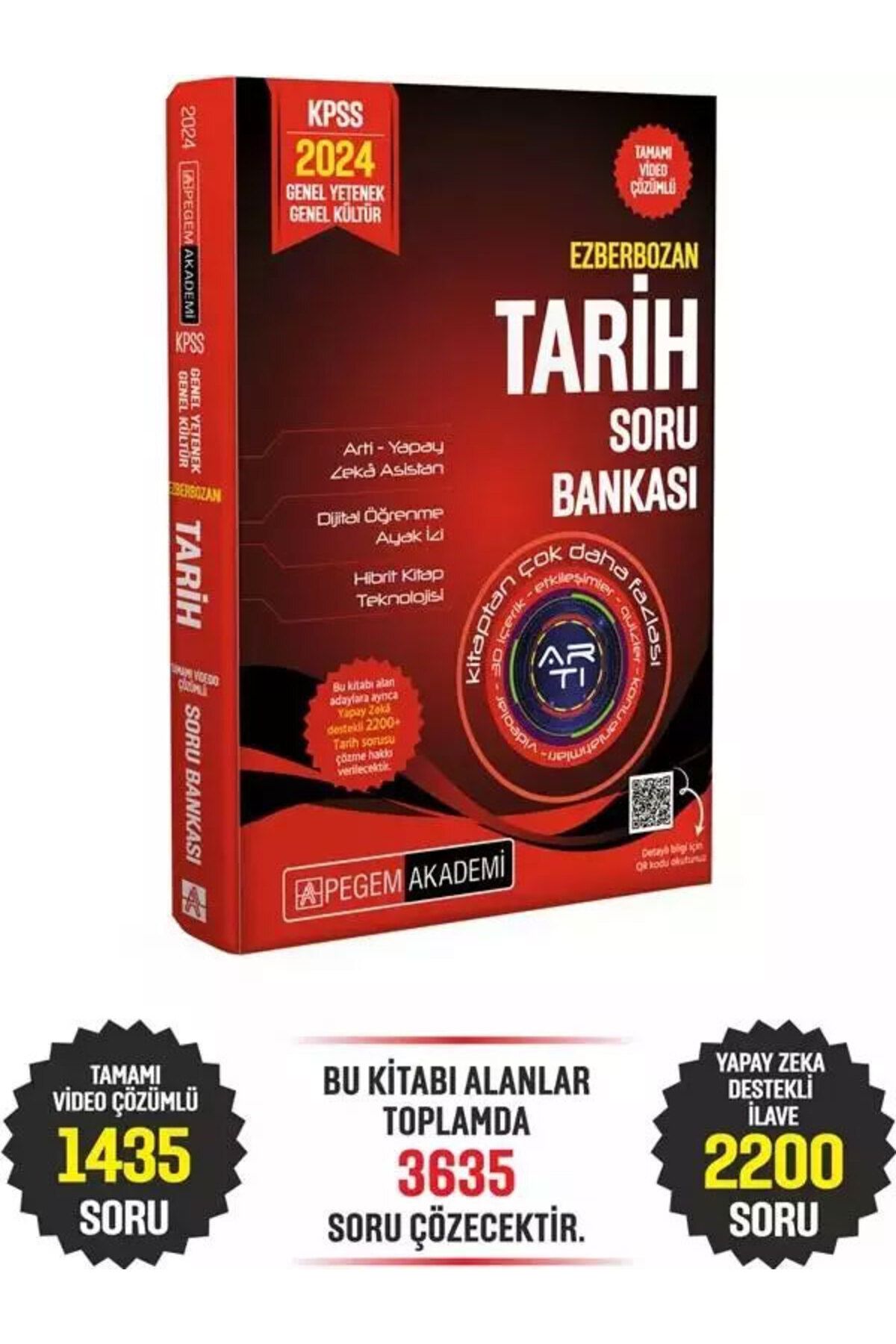 Evrensel İletişim Yayınları 2024 Ezberbozan KPSS Genel Yetenek Genel Kültür Tarih Soru Bankası