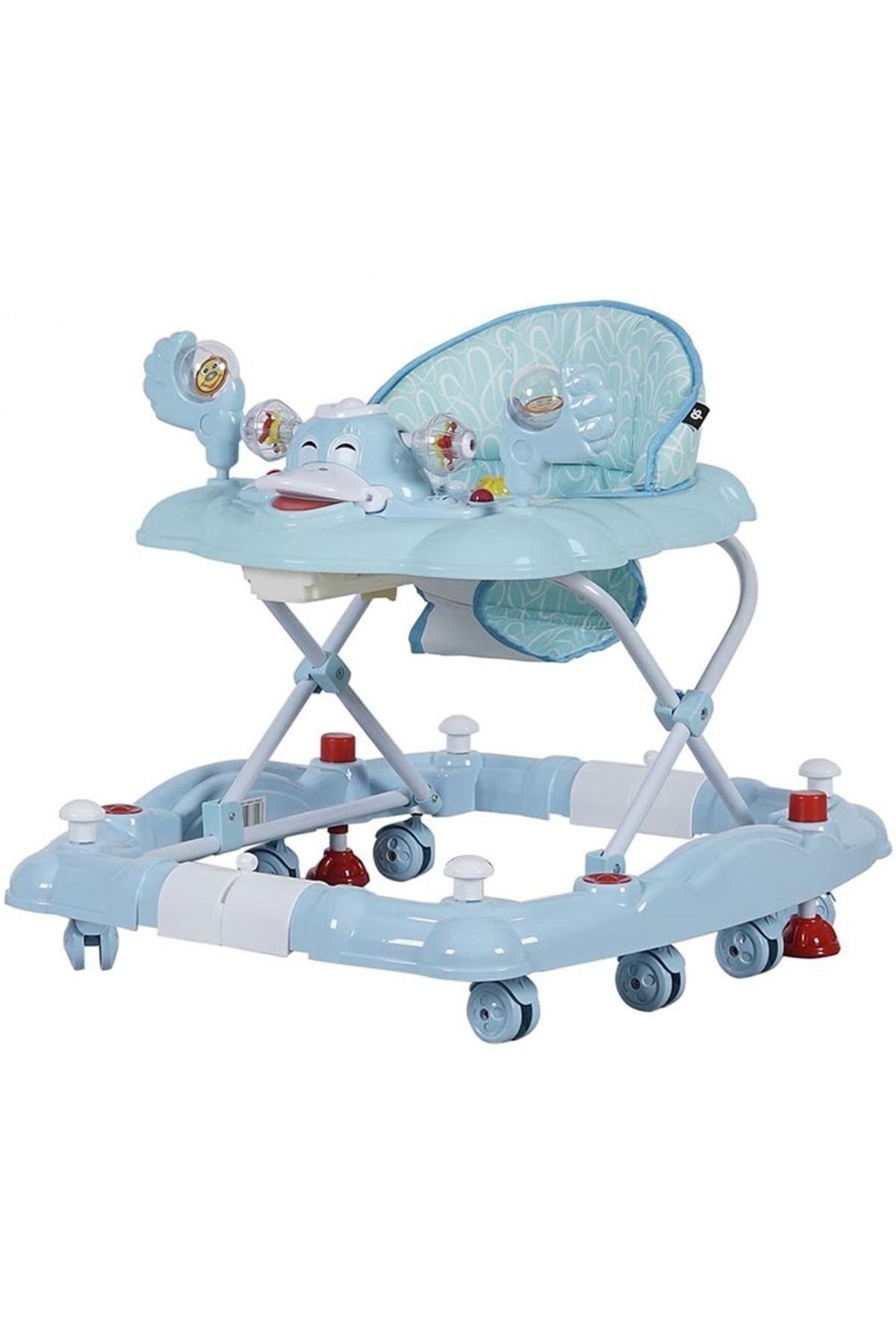 babydoor Kiddy Yürüteç Lüx Oyuncaklı Müzikli Ve Işıklı 3 Kademeli Örümcek Bebek Yürüteci fotoğrafı 2 (önizleme)