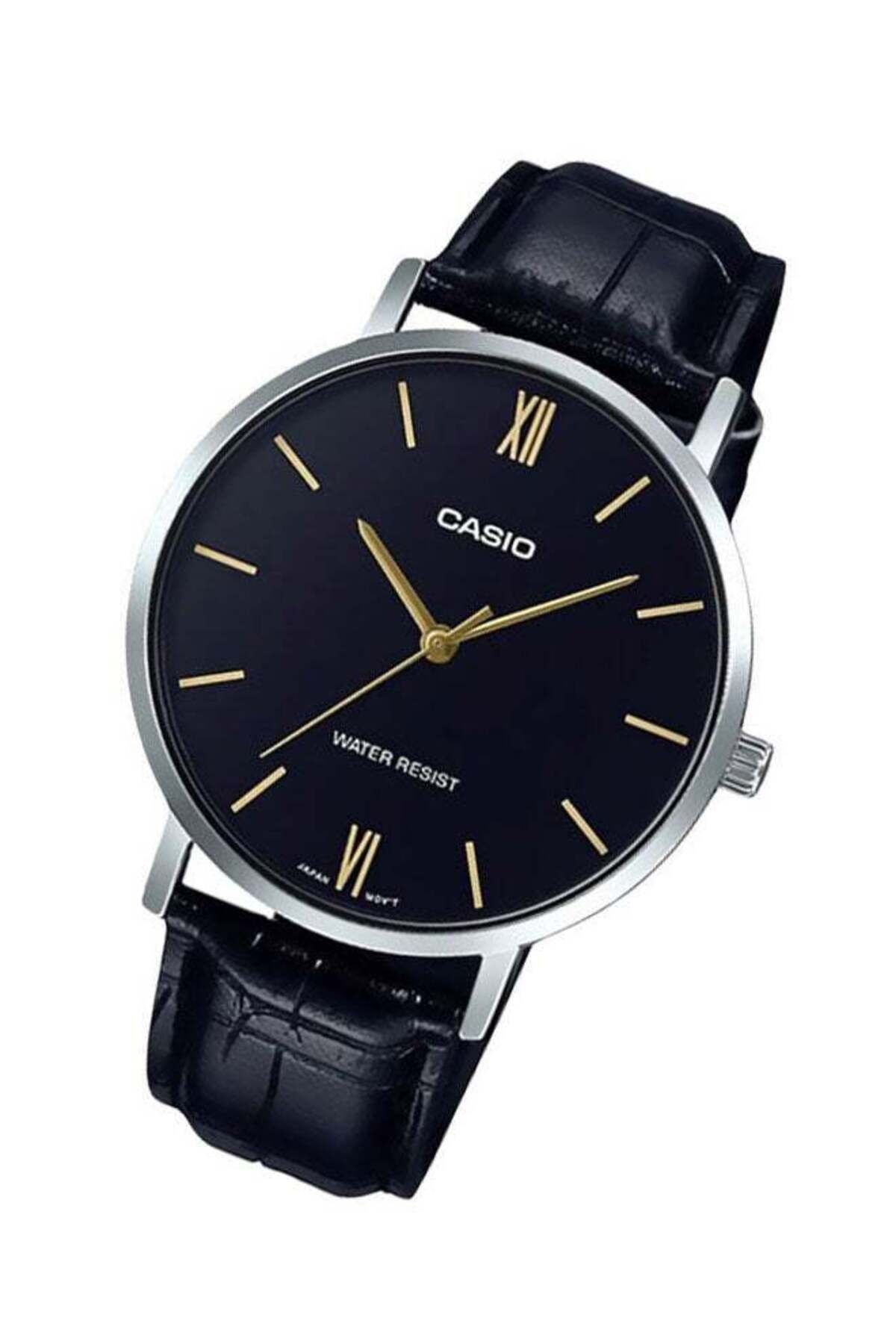 Casio-Men's Enticer Series Water Resistant Analog Watch MTP-VT01L-1BUDF - 40 mm - Black 5