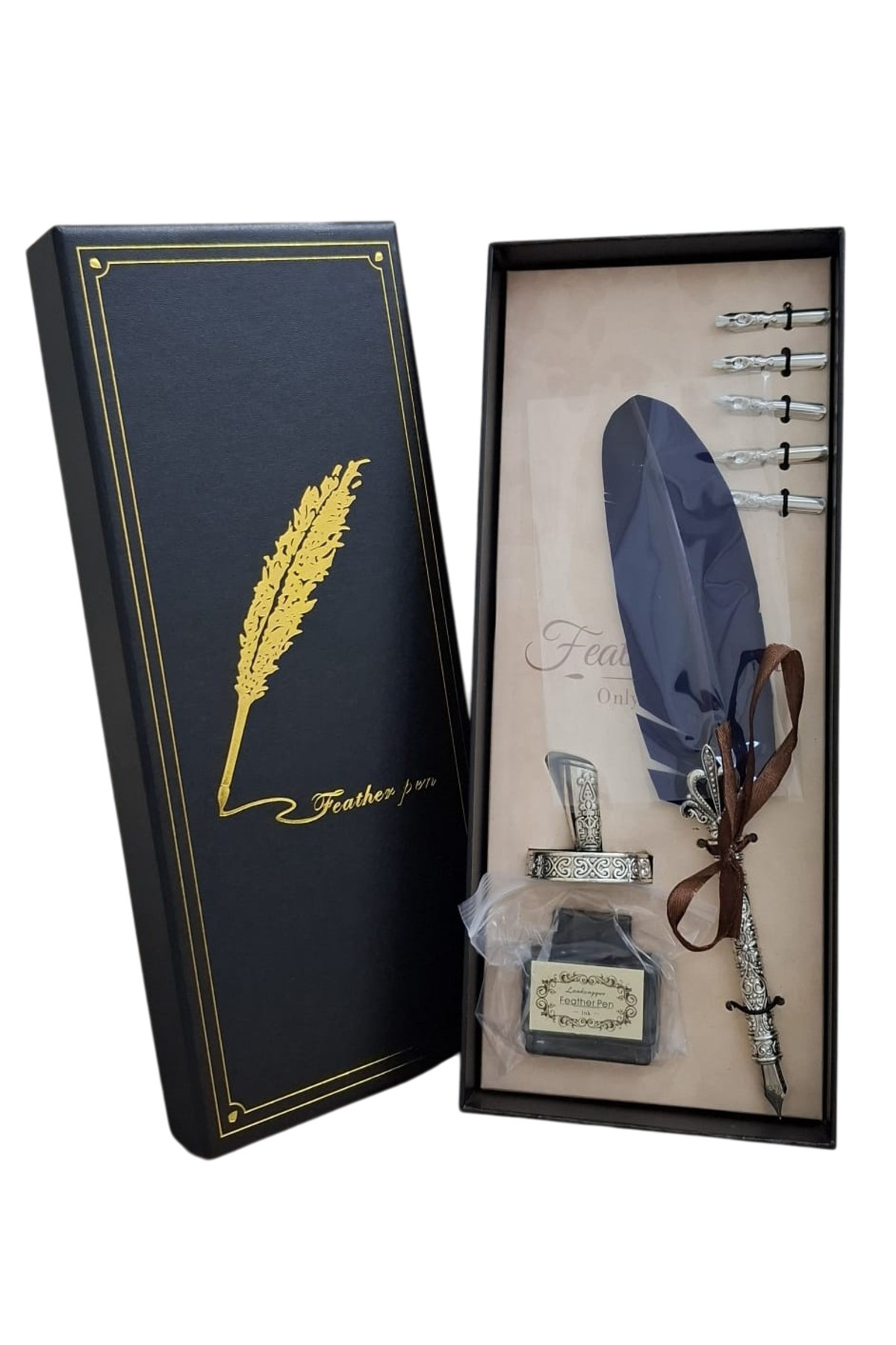 Home Tüylü Divit Kaligrafi Kalem Seti