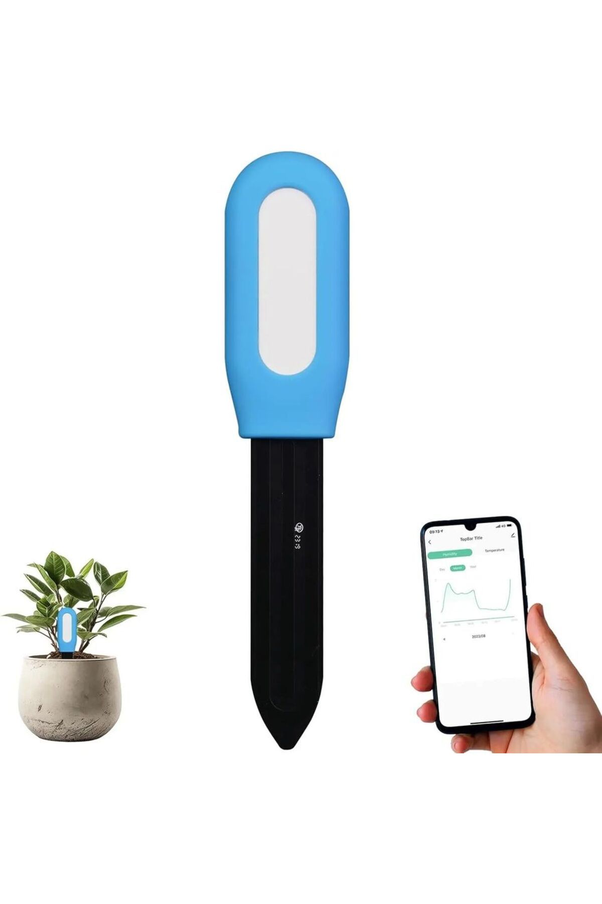 Choice-Wifi Version Wifi Zigbee Smart Soil Tester Bluetooth Humidity Temperature Moisture Sensor Mobile Pho 8