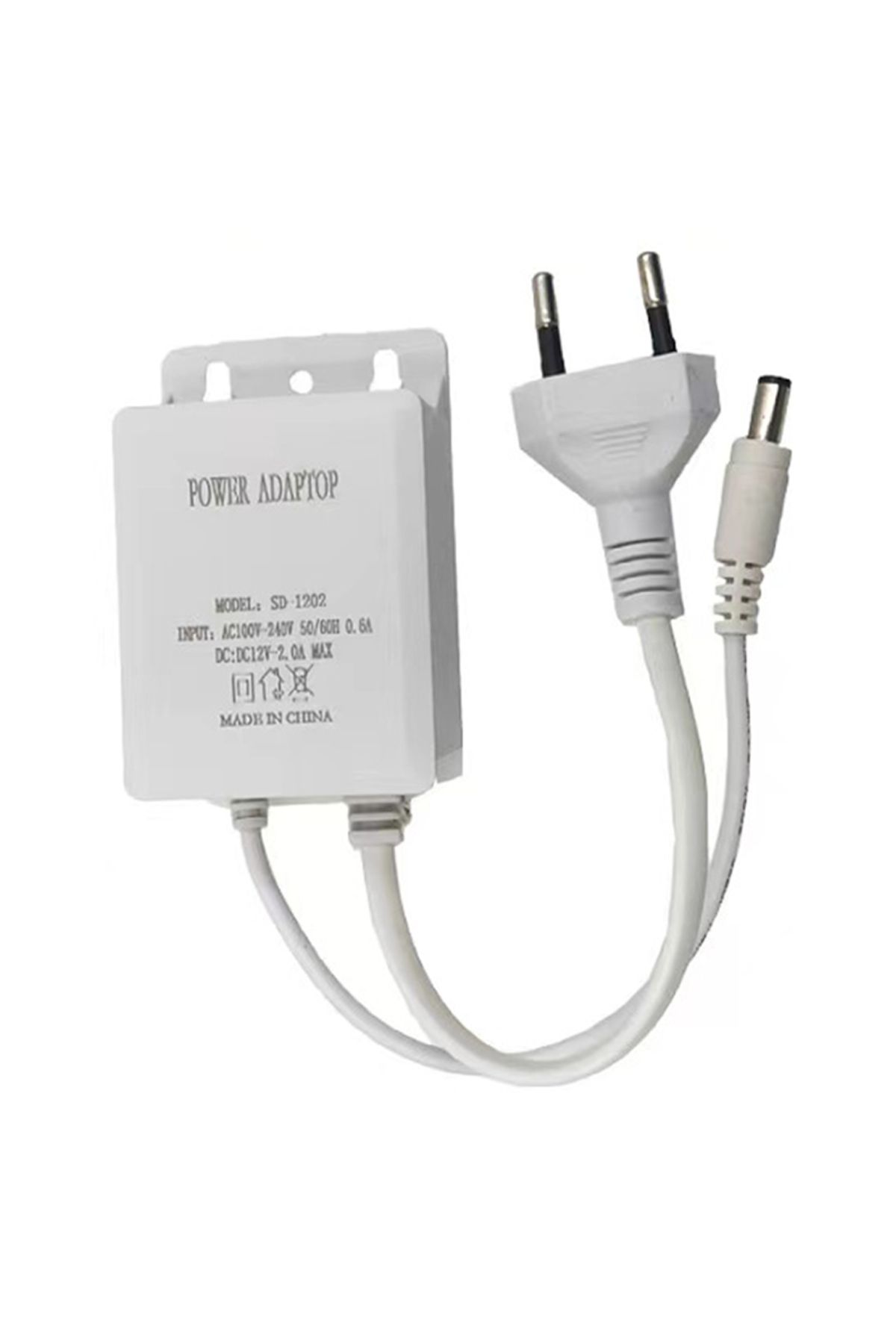 Tegcame-1PC Random Colour 12V 2A Universal Power Supply EU Europe Plug Adapter Rustproof Anti Oxidation W... 7