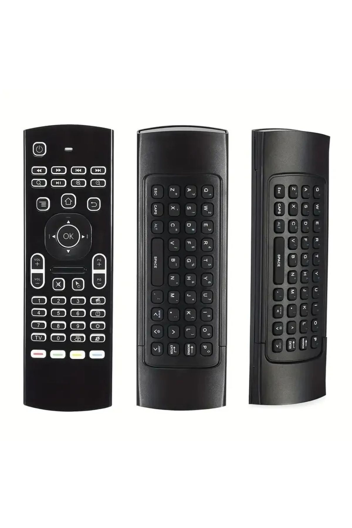 Choice-Black Backlight 2.4GHz MX3 Air Mouse Wireless Mini Keyboard Remote Control With Multimedia Keys For 1