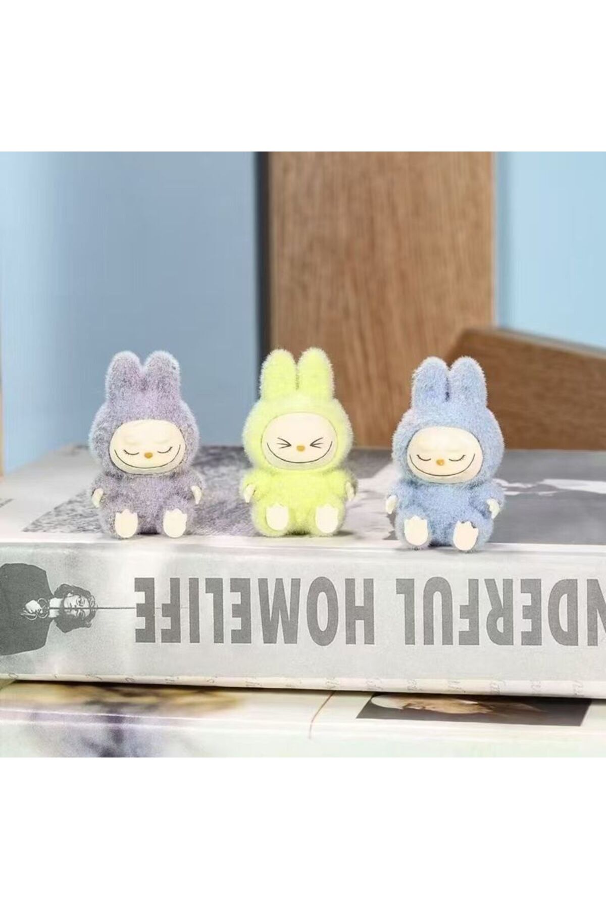 Choice-Randomly select one Mini Labubu Standing And Sitting Posture Doll Cute Toy Desktop Decoration Model 2