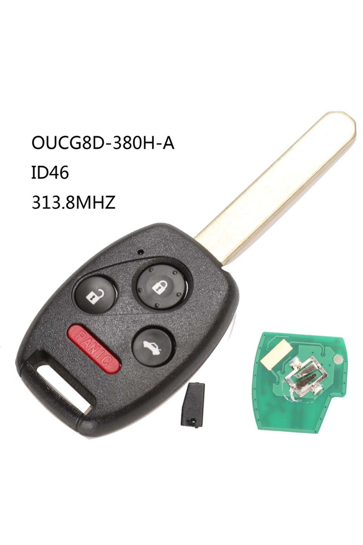 Choice-complet key jingyuqin 313.8Mhz Car Remote Keyless Key For Honda Accord 2003 2004 2005 2006 2007 With 1