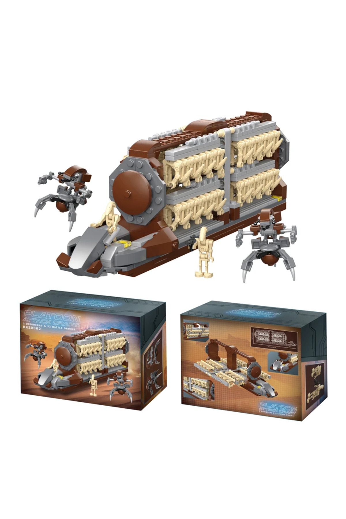 بلوک‌های ساختمانی خودروی حمل سربازان ۵۲۲PCS، جنگ فضایی، مدل ماشین سرباز جنگ بیگانه