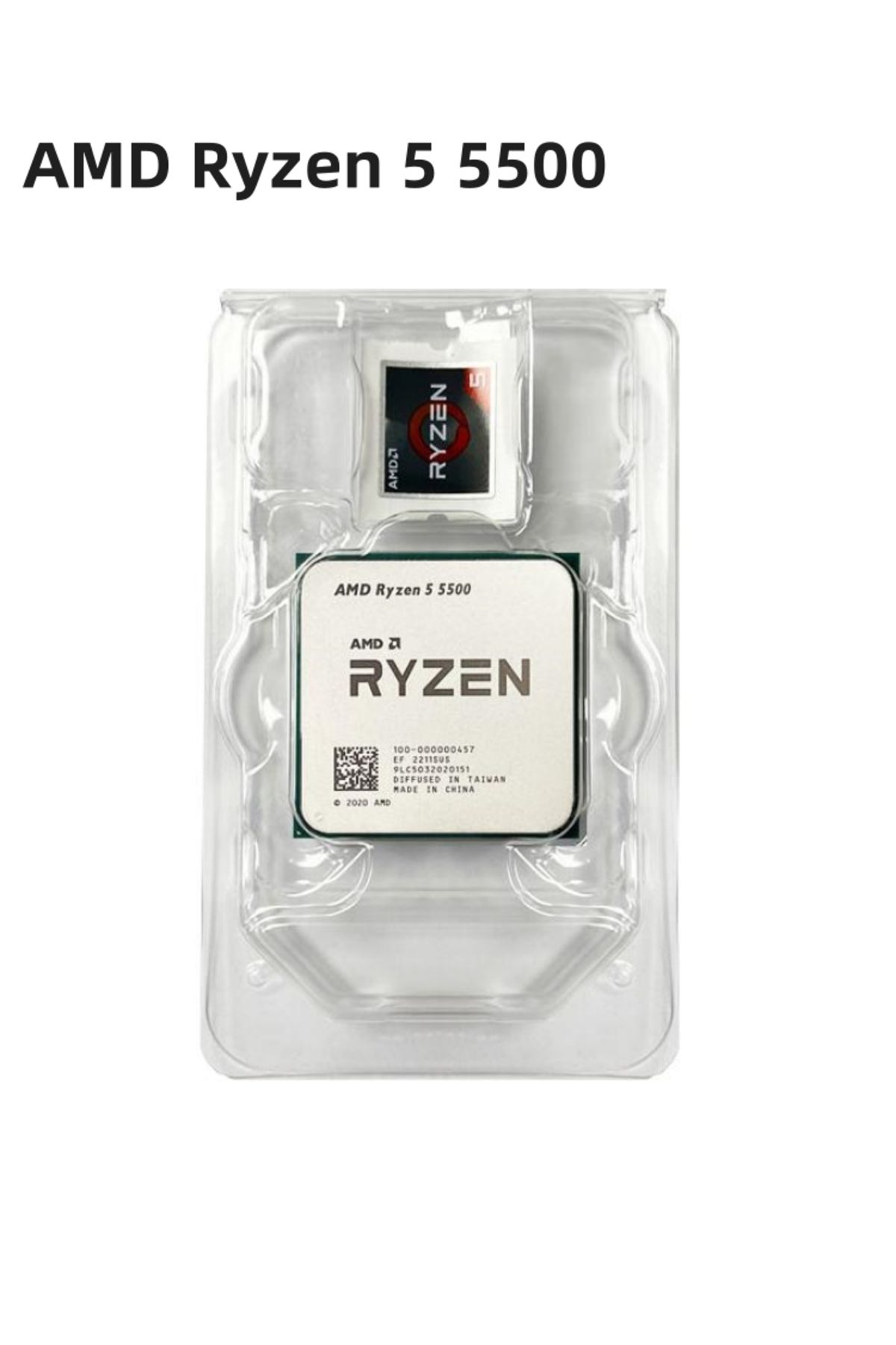 Choice-AMD Ryzen 5 5500 R5 5500 3.6GHz 6 Core 12 Thread CPU Processor 7NM L3=16M AMD AM4 Gaming processa... 7