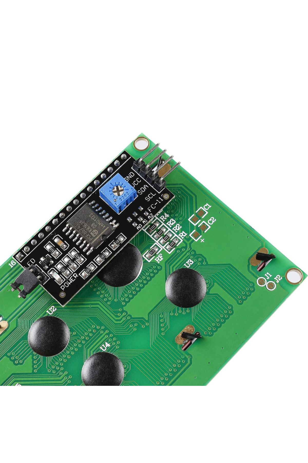 AOKIN-blue 20x4 2004 LCD Display Module with IIC/I2C Serial Interface Adapter IIC I2C TWI Serial 2004 20x4 5