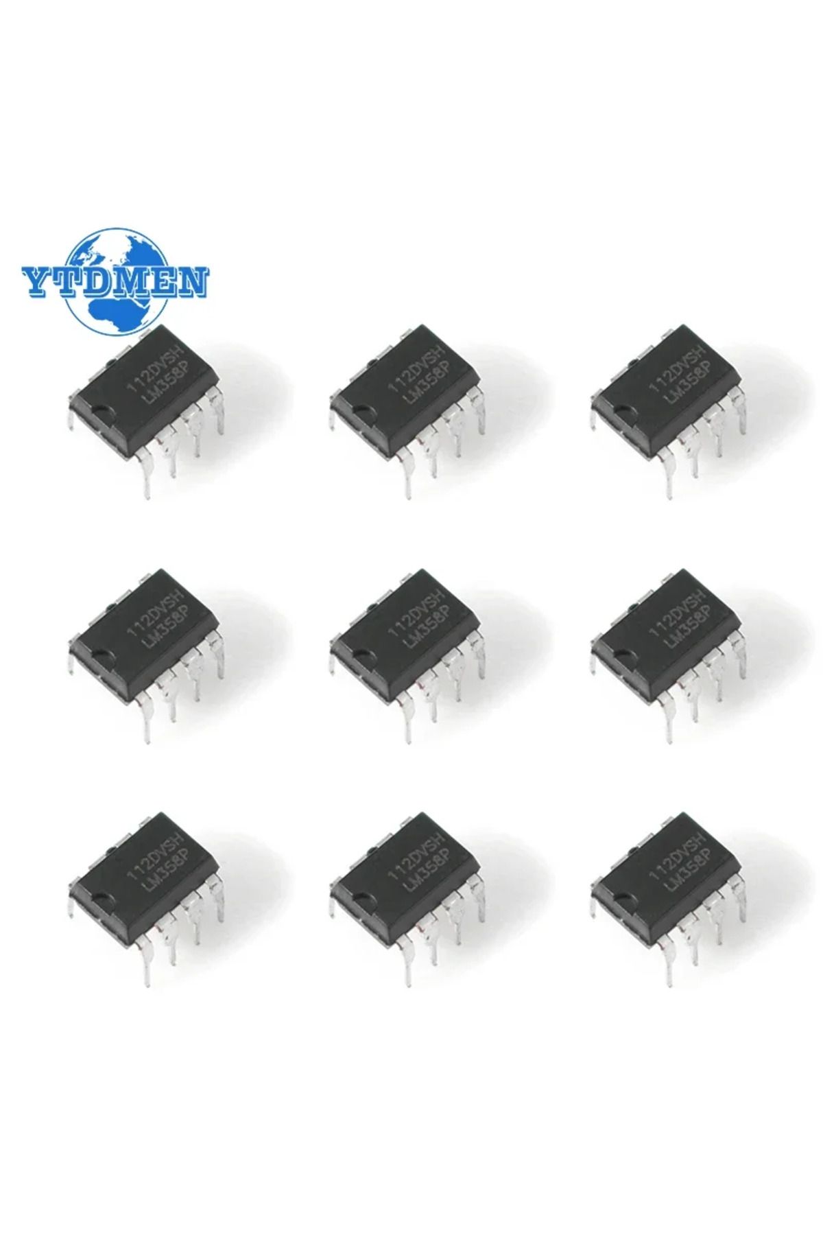 YTDMEN-20pcs Without box 10-50PCS LM358P Operational Amplifier DIP8 LM358 IC Chip Kit Integrated Circuits K 6