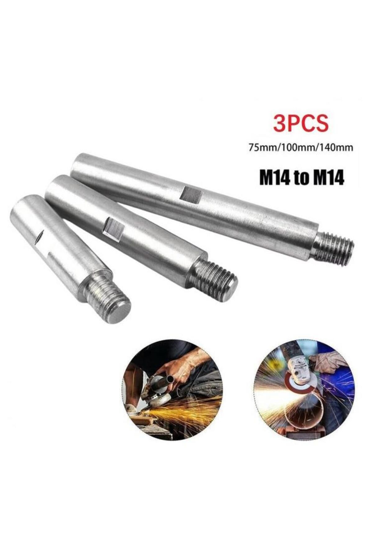 Choice-Flexible Lengths For Precision And Efficient Grinding 3pcs M14 Angle Grinder Extension Connecting... 7