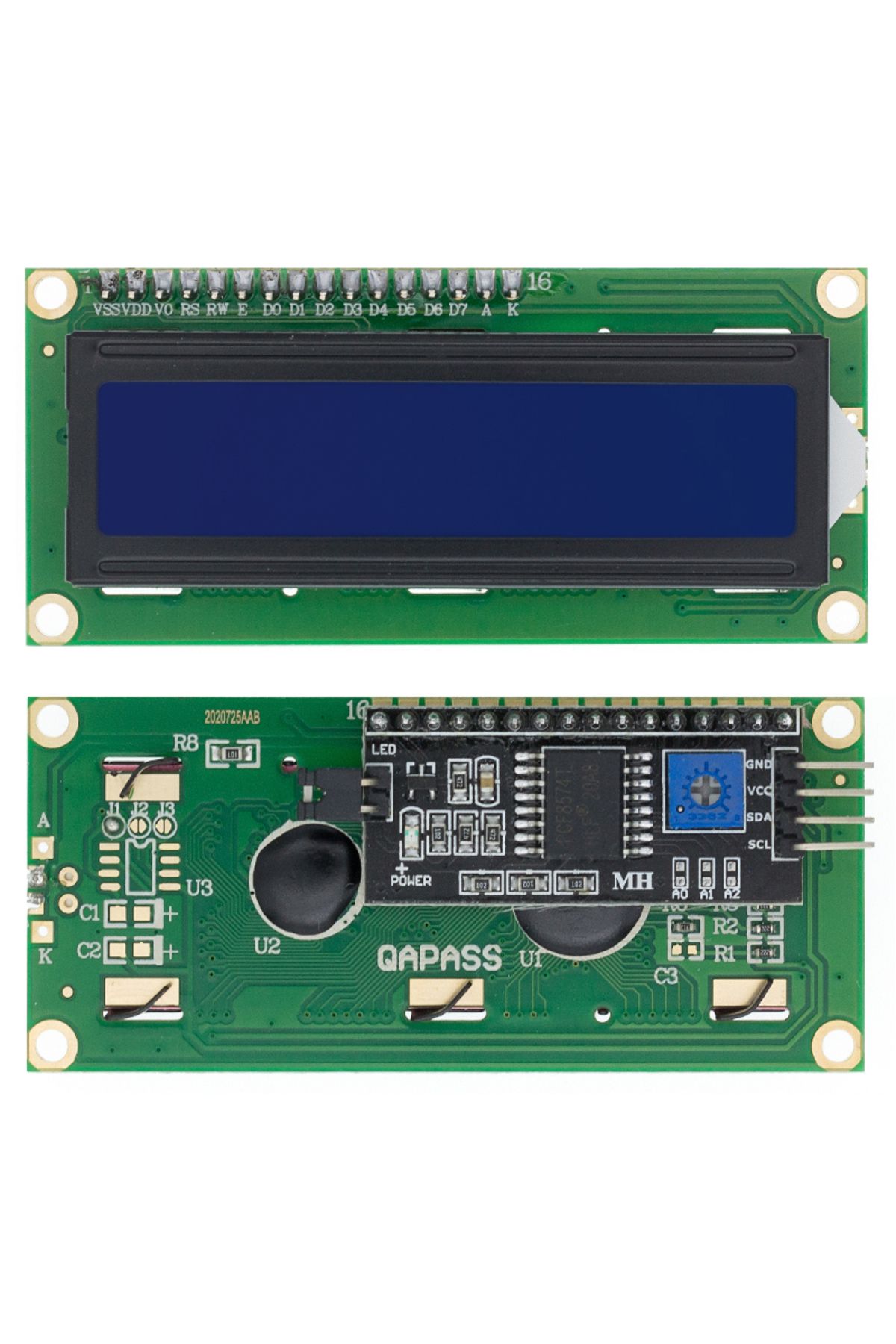 Choice-IIC LCD1602C Blue LCD Module Blue Green Screen IIC/I2C 1602 for Arduino 1602 LCD UNO R3 Mega2560 LCD 1
