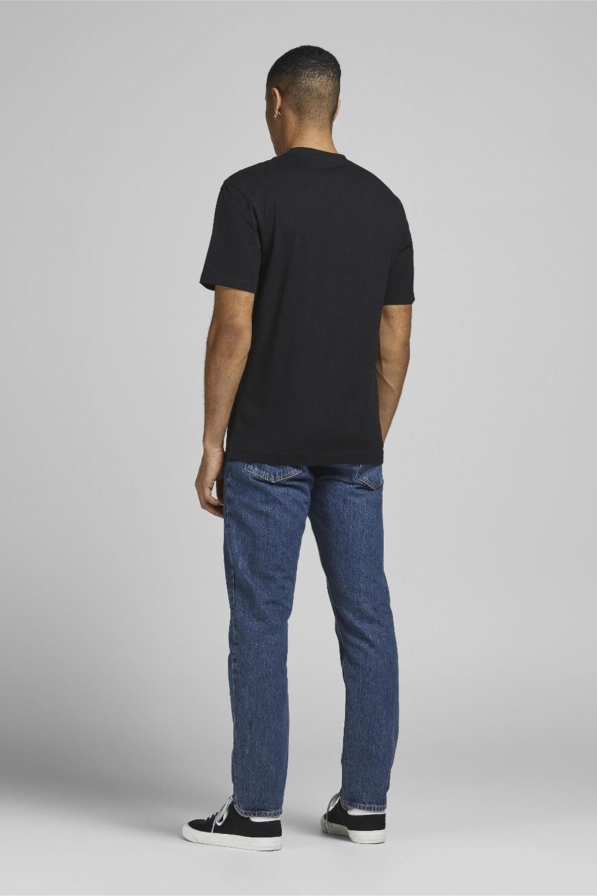 تی شرت سیاه مردانه Jack & Jones Jjerelaxed Tee Ss O-neck Noos Jack & Jones