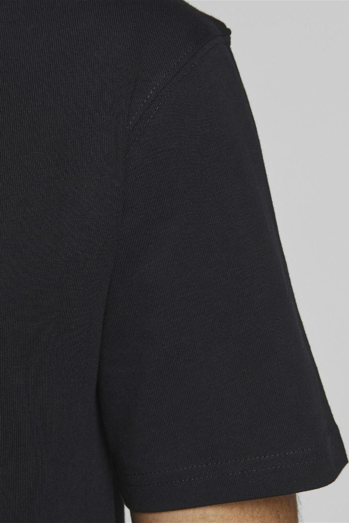 تی شرت سیاه مردانه Jack & Jones Jjerelaxed Tee Ss O-neck Noos Jack & Jones
