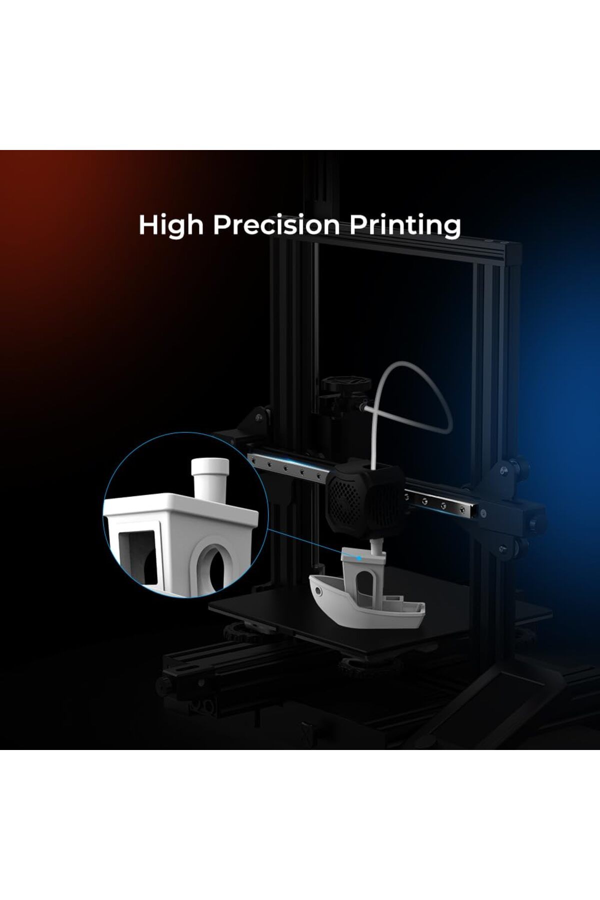 CREALITY 3D-Linear Rail Guide Creality Ender 3 X-axis MGN12C Linear Rail Guide Kit with Fix Plate Mount Bracket 3
