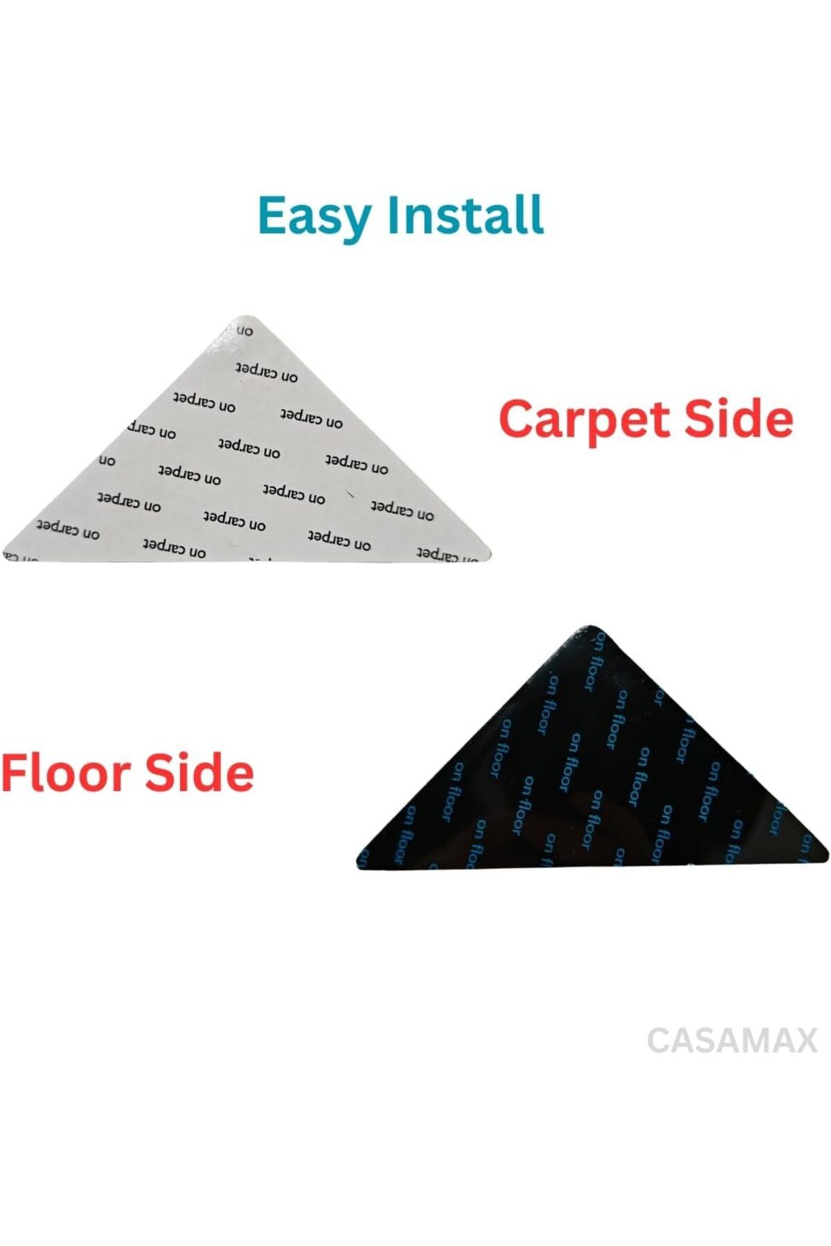 fulina-12PCS non-marking carpet stickers, no damage, suitable for tile laminate marble flooring, washable 5