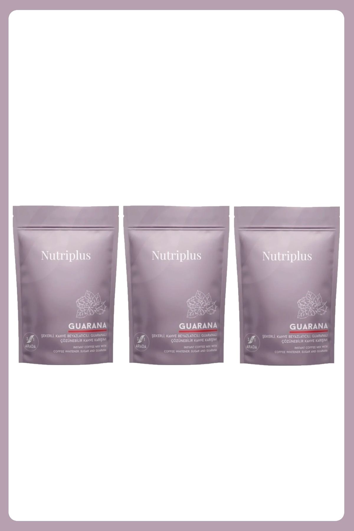 Farmasi 3'Lü Nutriplus Guarana 3'ü 1 Arada Kahve 17.6 gr - 15 Adet