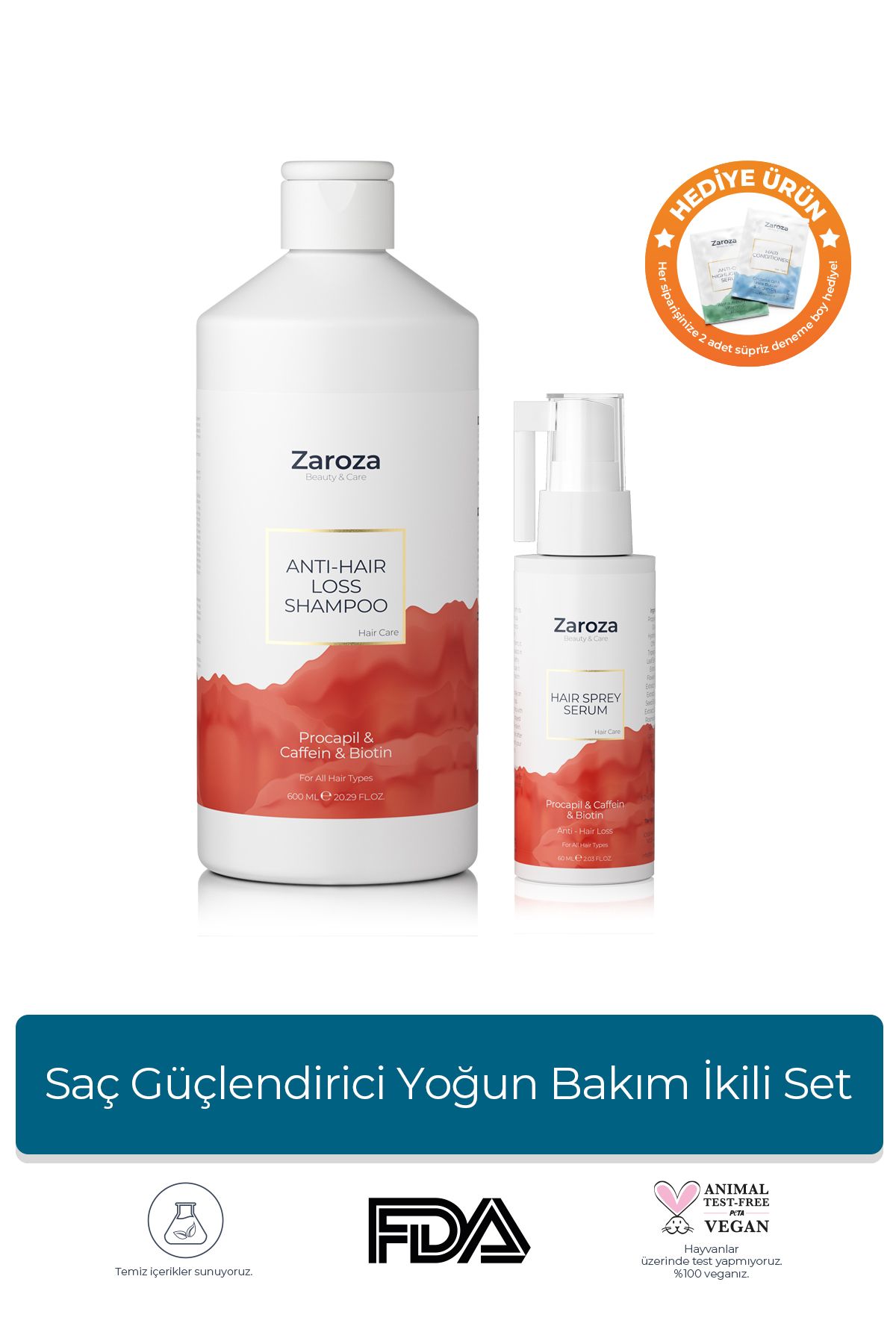 Saç Güçlendirici Yoğun Bakım İkili Set
