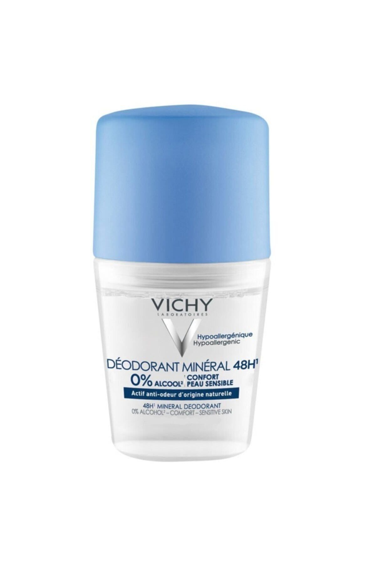 Vichy ضد عرق معدنی 48 ساعته بدون نمک آلومینیوم 50 میلی لیتر