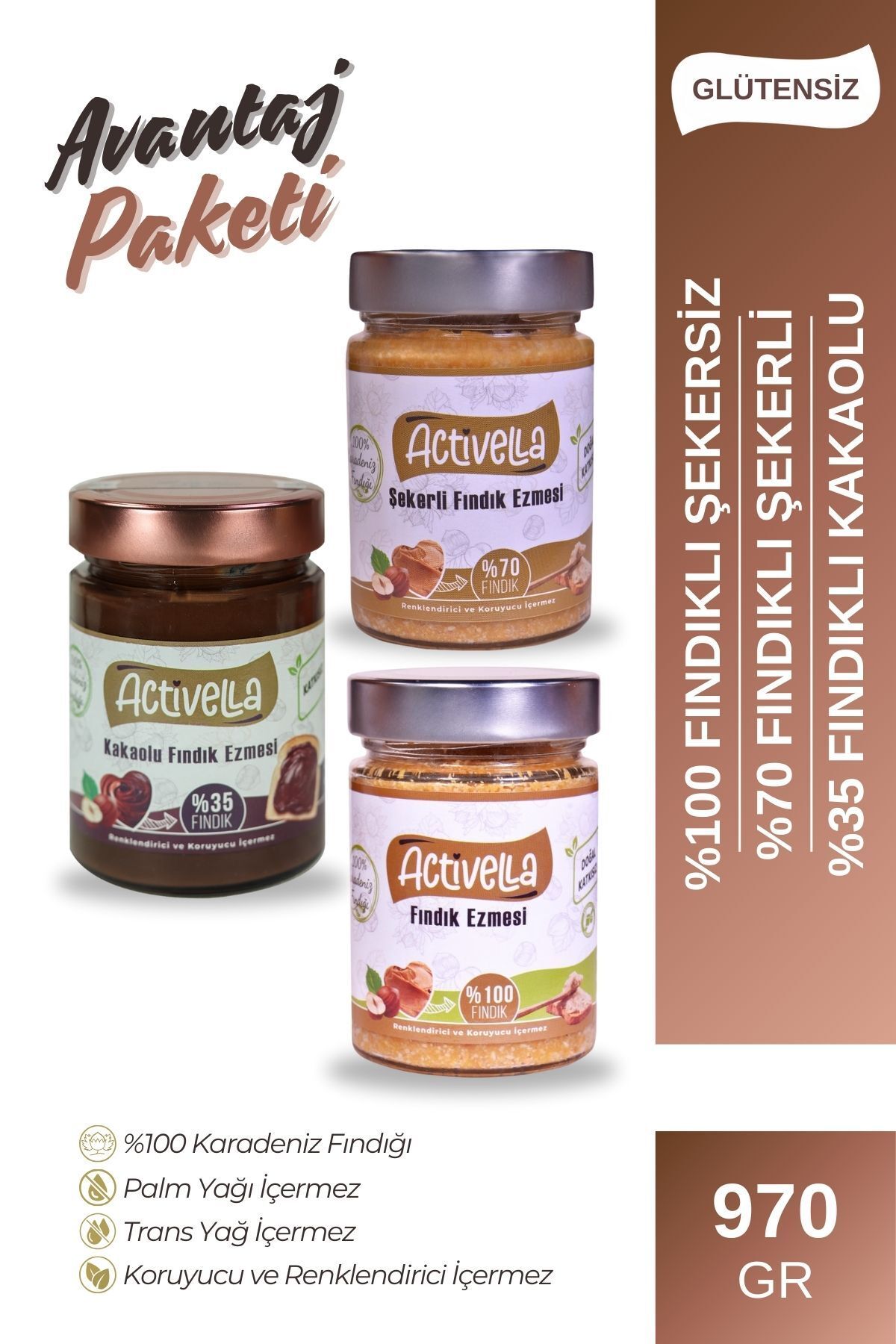 Activella Fındık Ezmesi Başlangıç Paketi
