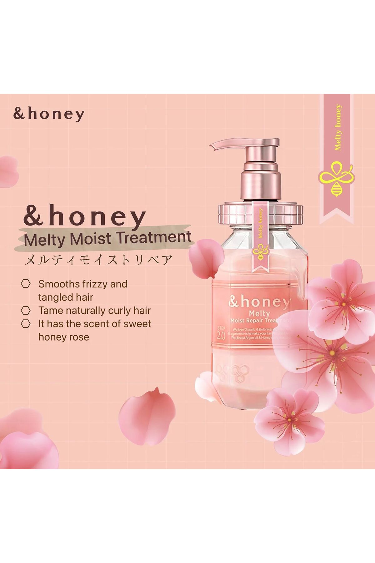Honey-& Honey Melty Moist Repair treatment 2.0 4