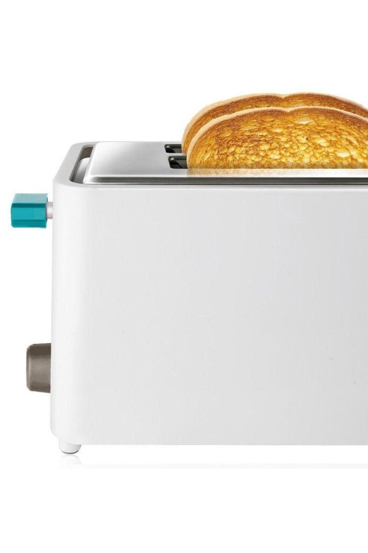 Taurus-Taurus Planet II PTTOF301 Toaster, 750 W, 2 slices, Thermostat, 6 levels, Stop Function (White) 3