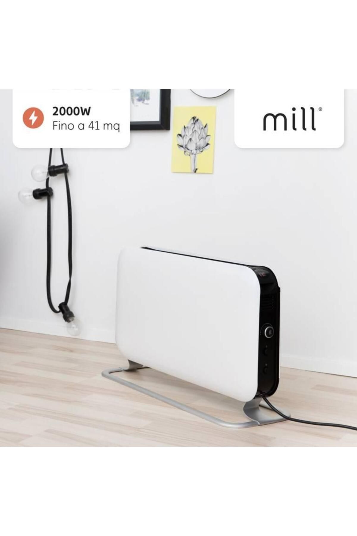 Mill-Mill portable convector with instant convection, 2000W, LED 3