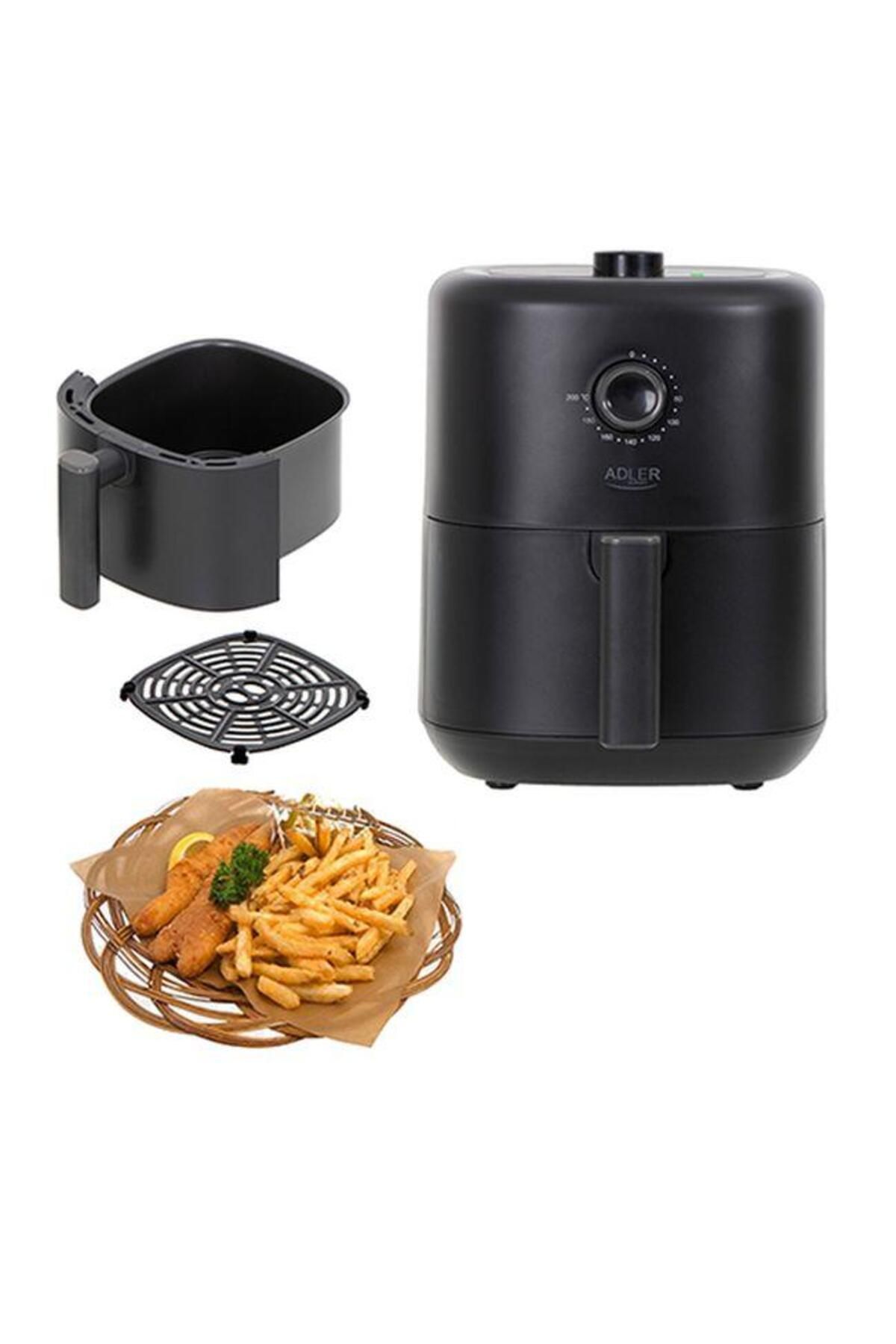 adler-Adler AD 6310 oil-free fryer, 3 liters, 2200 W, variable thermostat 80 - 200C, black 8