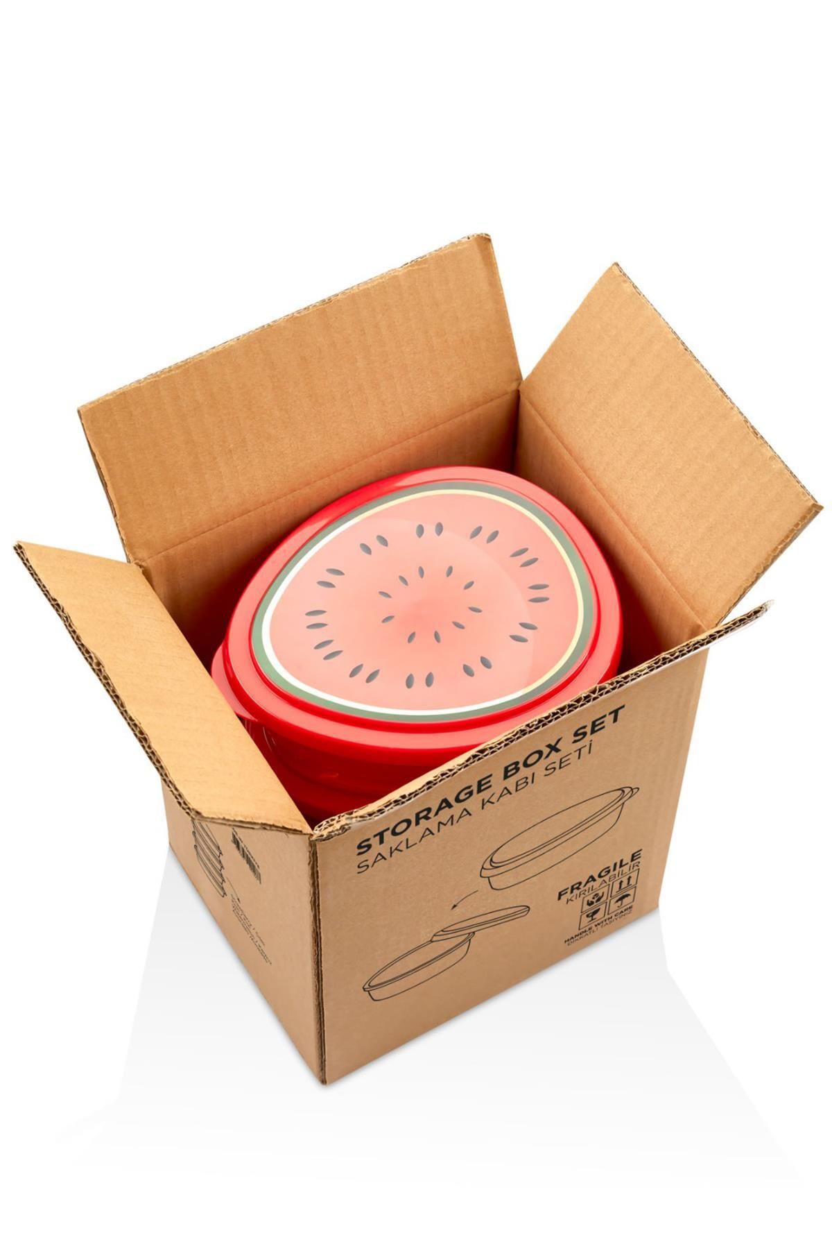 HOMENIVA-Stylish Design Storage Container with 4 Leakproof Lids 7
