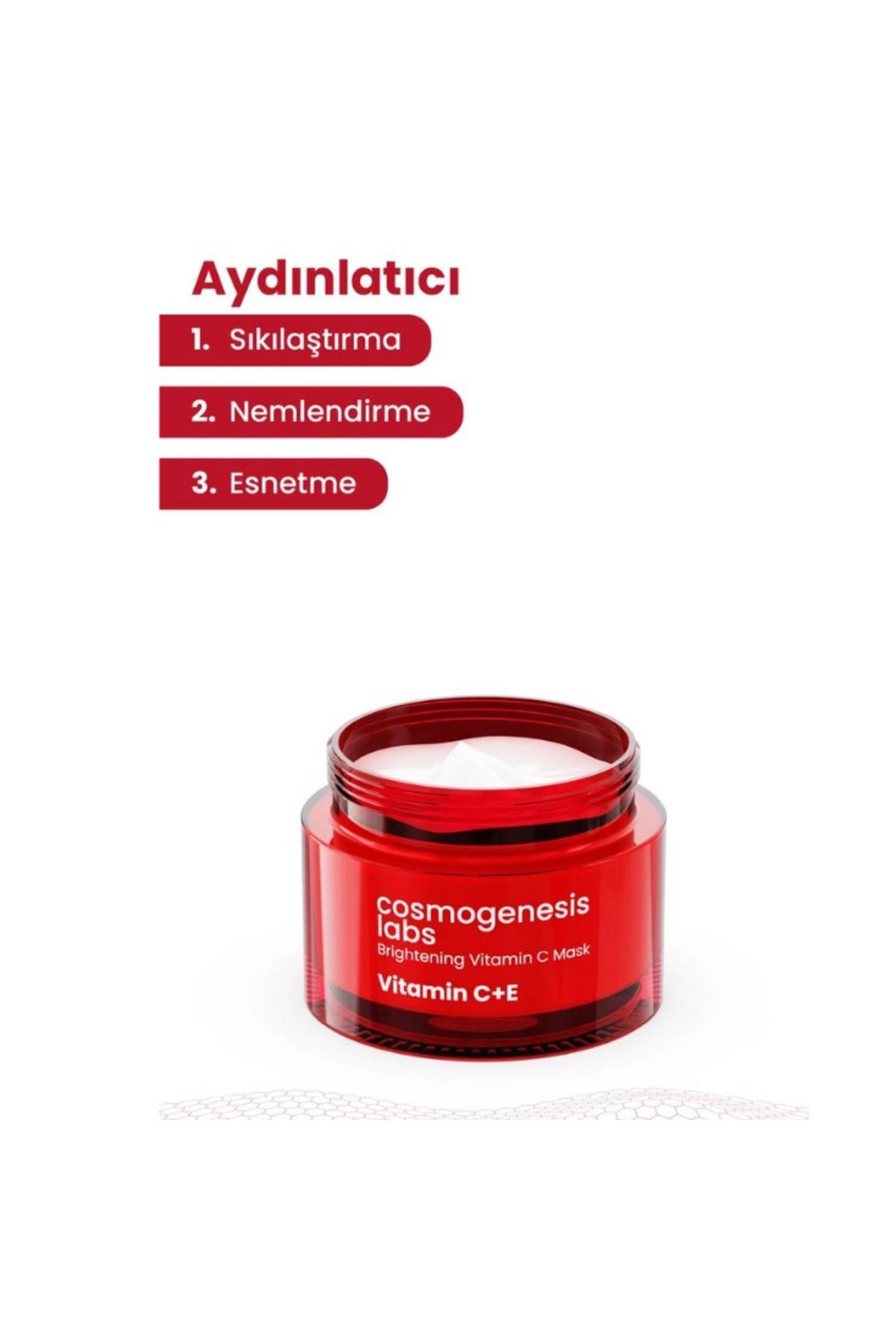 Cosmogenesis Labs-, Brightening, Vitamin C + E Mask - 50 ml 3