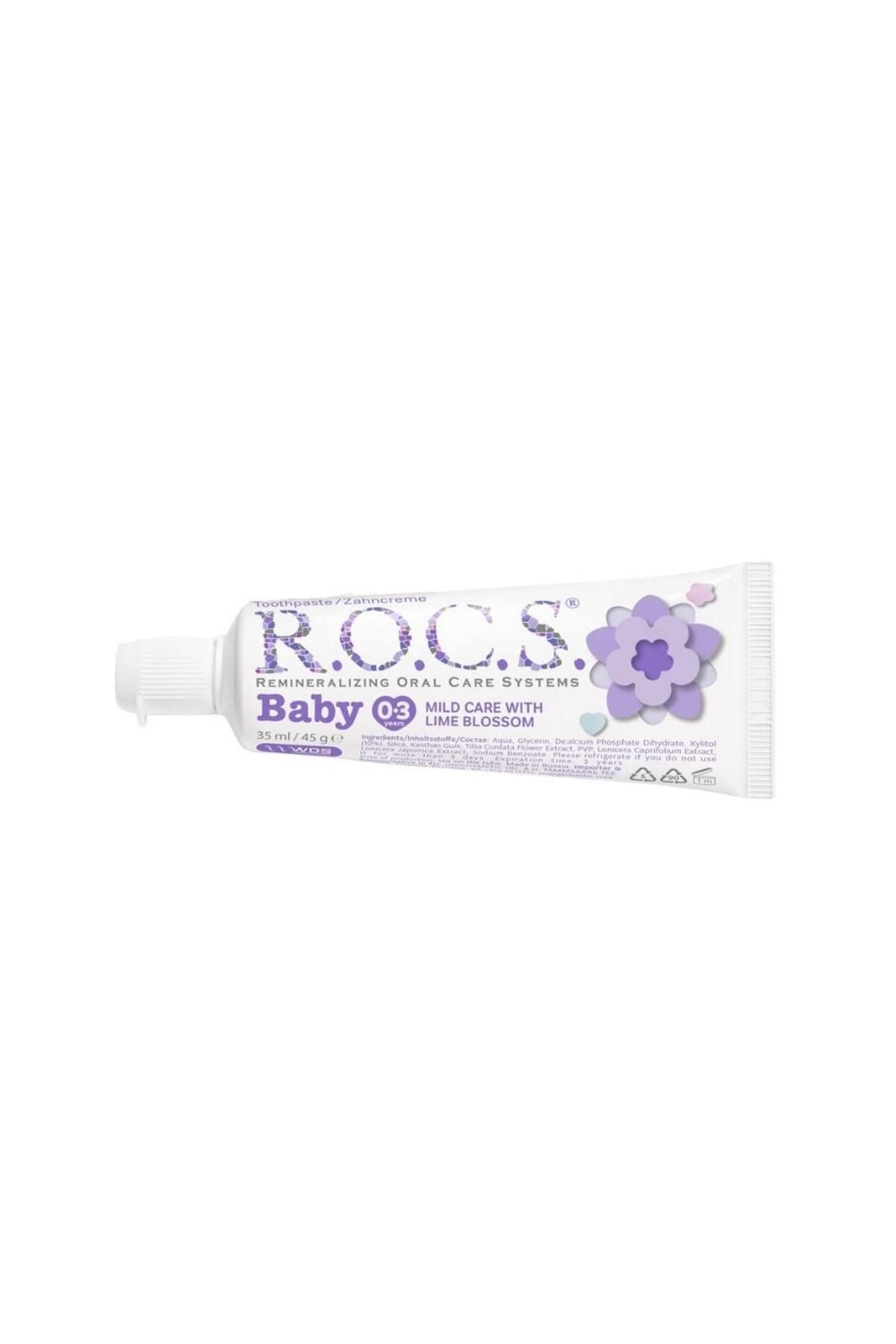 Rocs Kids Baby 0-3 Yaş Ihlamur Özlü Diş Macunu 35ml