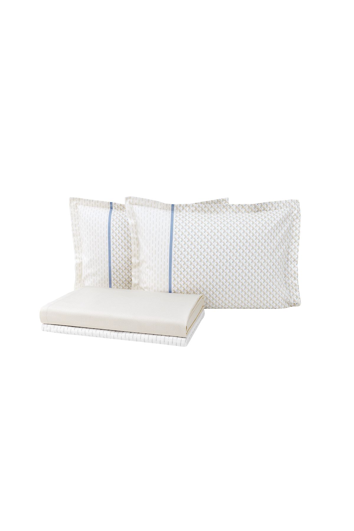 Yataş-Pinto Single Bamboo Pique Set - Ecru 3