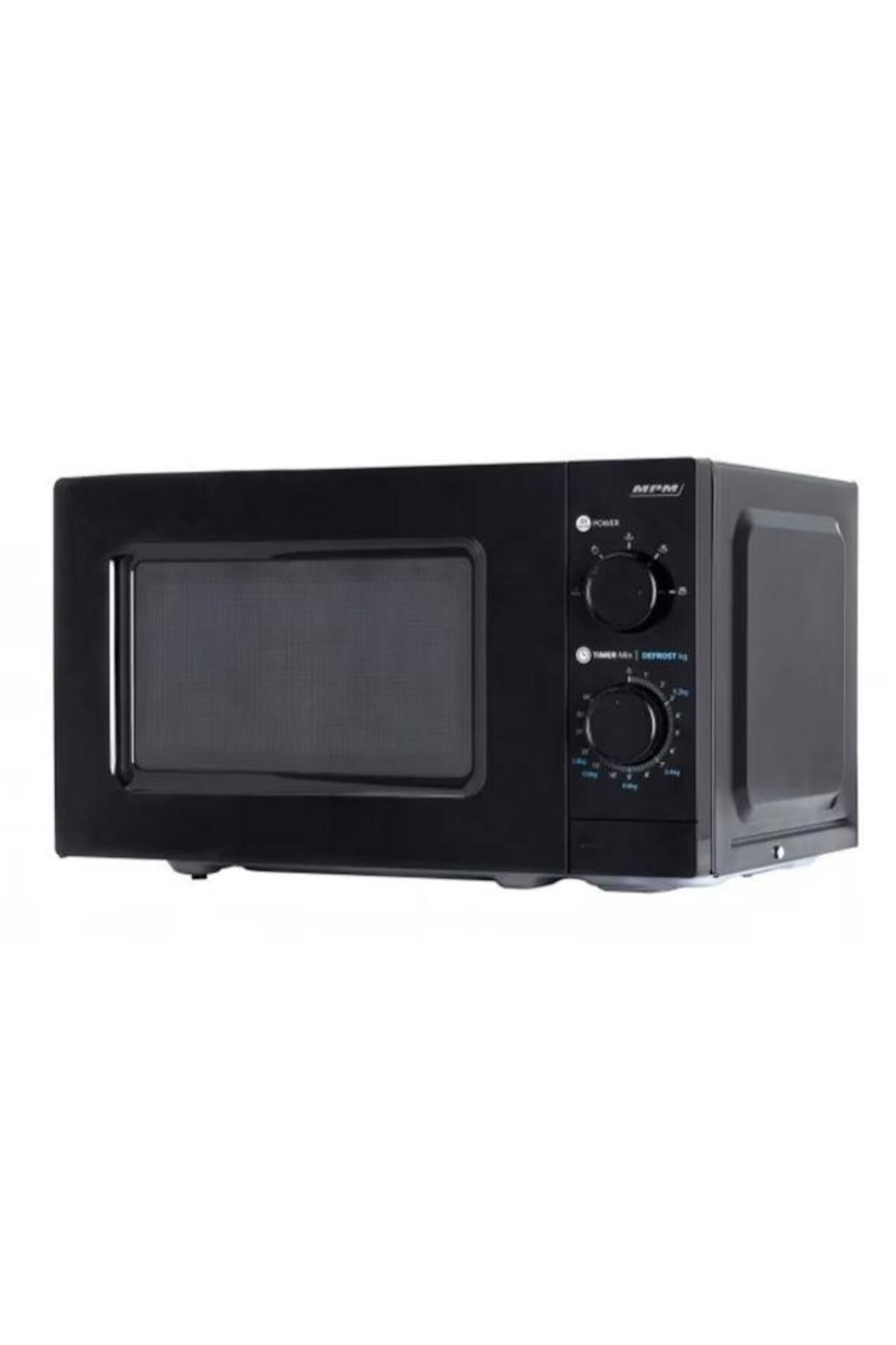 MPM-Cuptor cu microunde MPM MPM-20-KMM-11, 700 W, 20 L, Dezghetare, Timer, 5 trepte de incalzire (Negru) 1