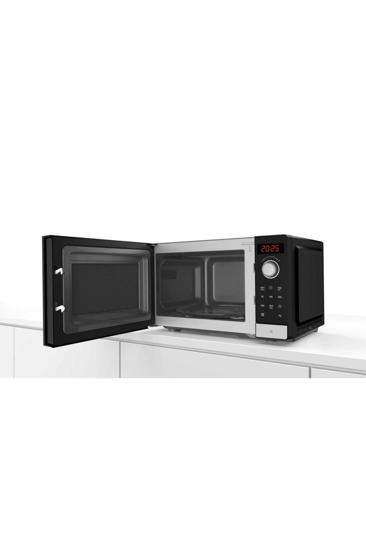 Bosch-Cuptor cu microunde Bosch FFL023MS2, 800 W, 20 l, Otel inoxidabil (Negru/Gri) 4