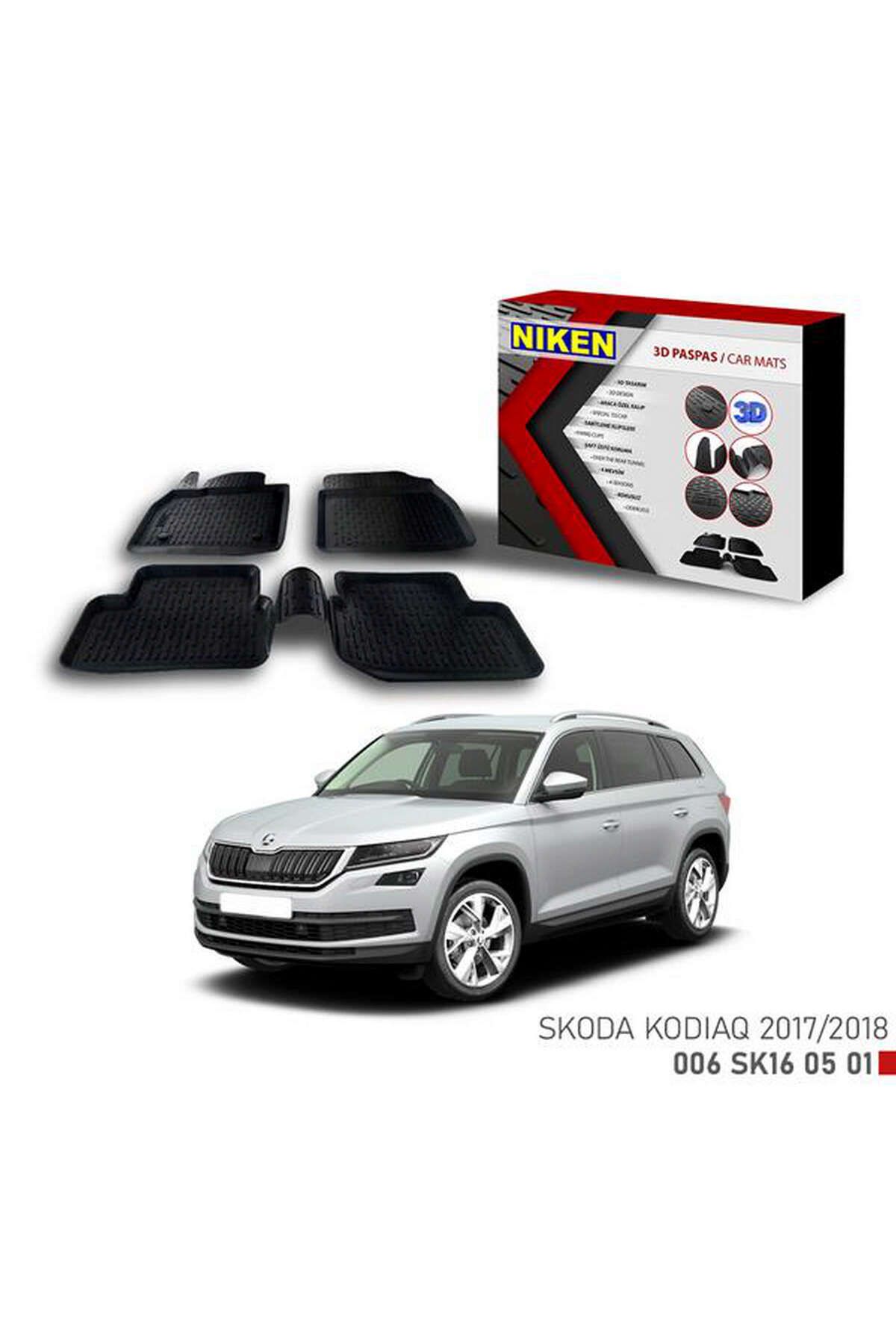 Universsal 3D PASPAS SKODA KODIAQ 2017- DRSTR