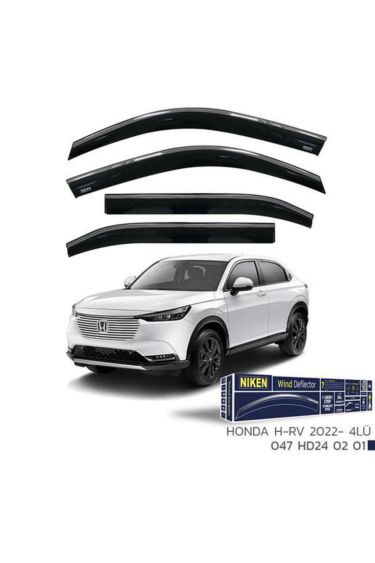 Universsal KROMLU CAM RÜZGARLIĞI HONDA H-RV 2022- 4LÜ 1492055706