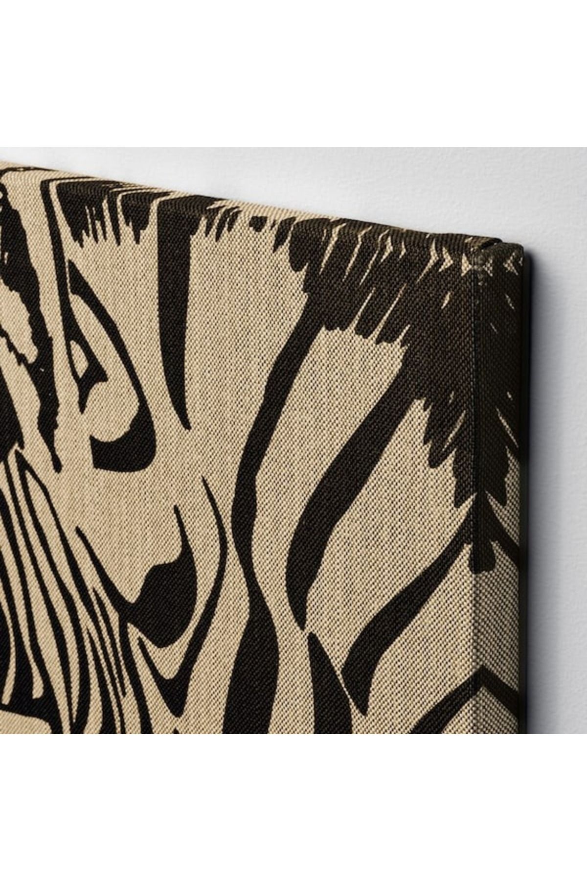 IKEA-Pjätteryd Rustic Zebra Canvas 56x56 Cm – Art By Sasha Blake, Deep Print On Stretched Canvas Frame 3